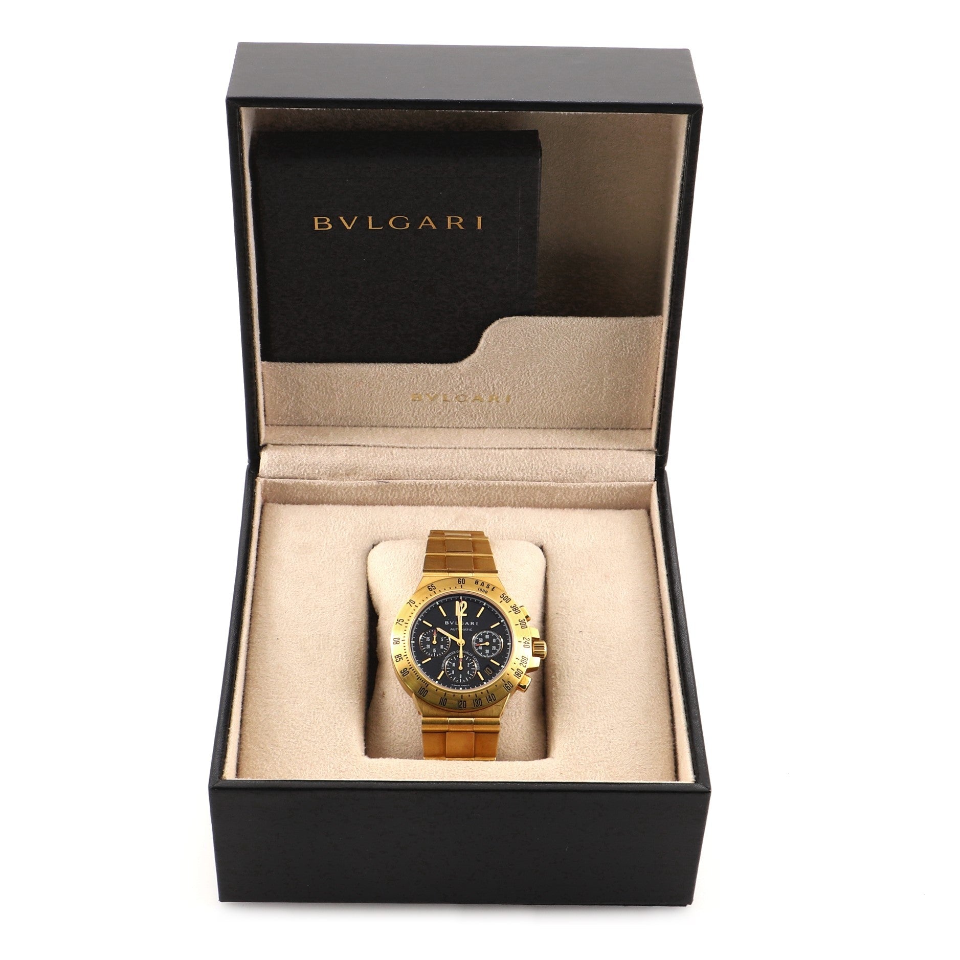 Diagono Professional Pro Terra Chronograph Automatic Watch Yellow Gold 40
