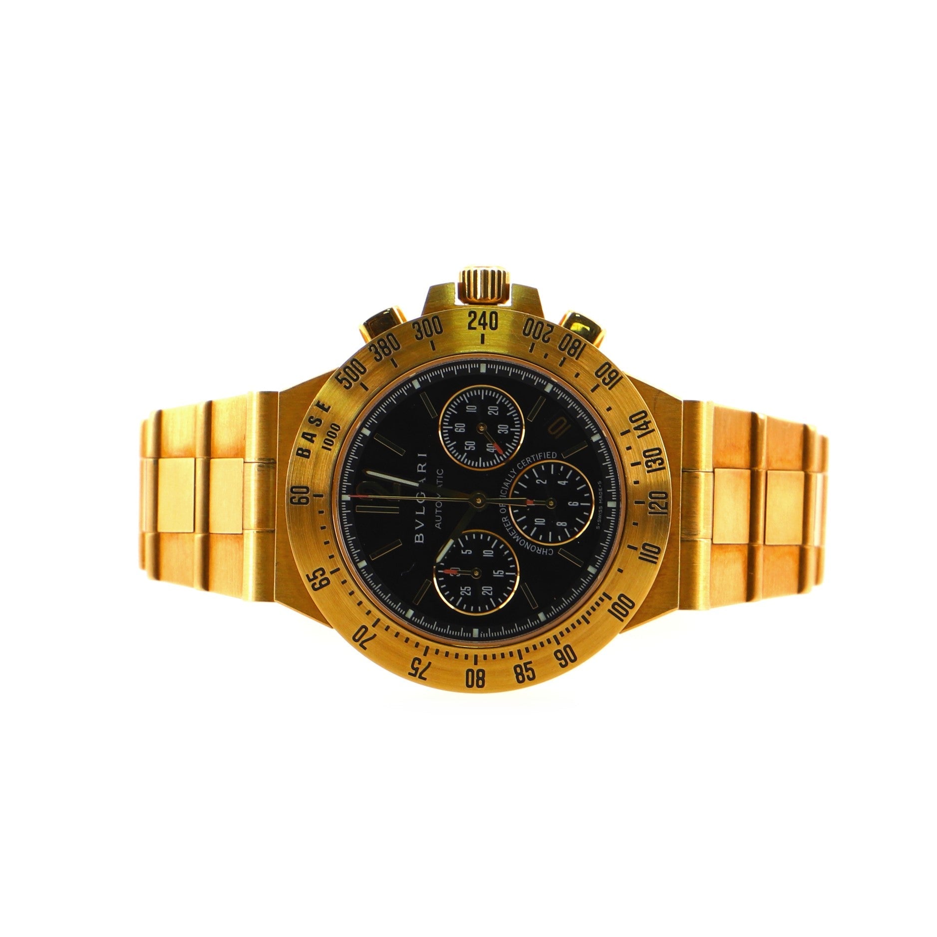Diagono Professional Pro Terra Chronograph Automatic Watch Yellow Gold 40