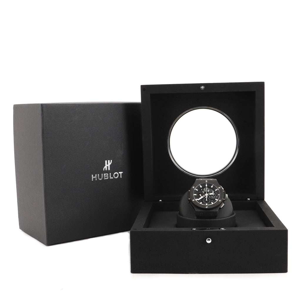 Big Bang Aero Bang Black Magic Chronograph Automatic Watch Ceramic and Rubber 44
