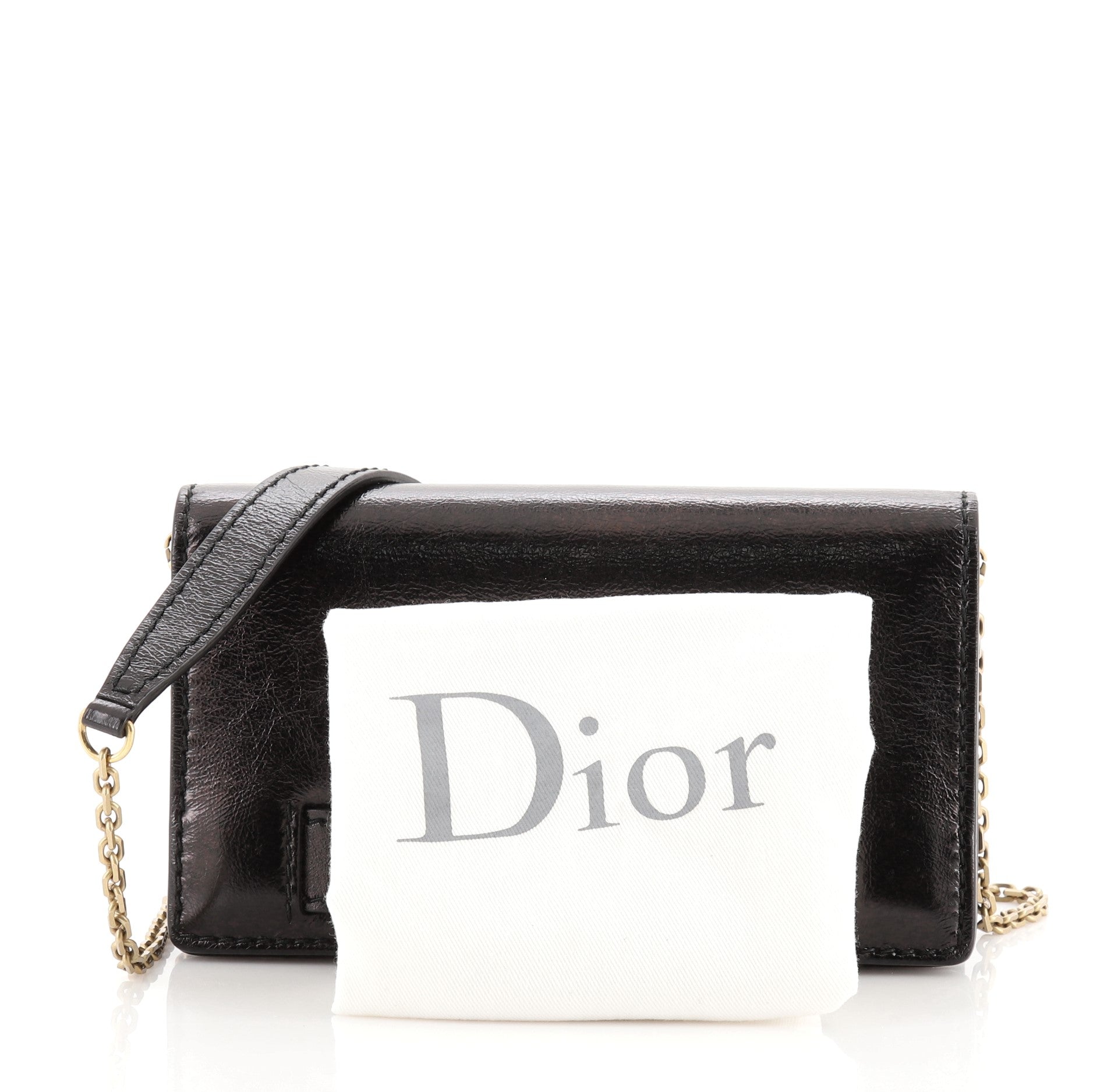 J'Adior Clutch on Chain Leather