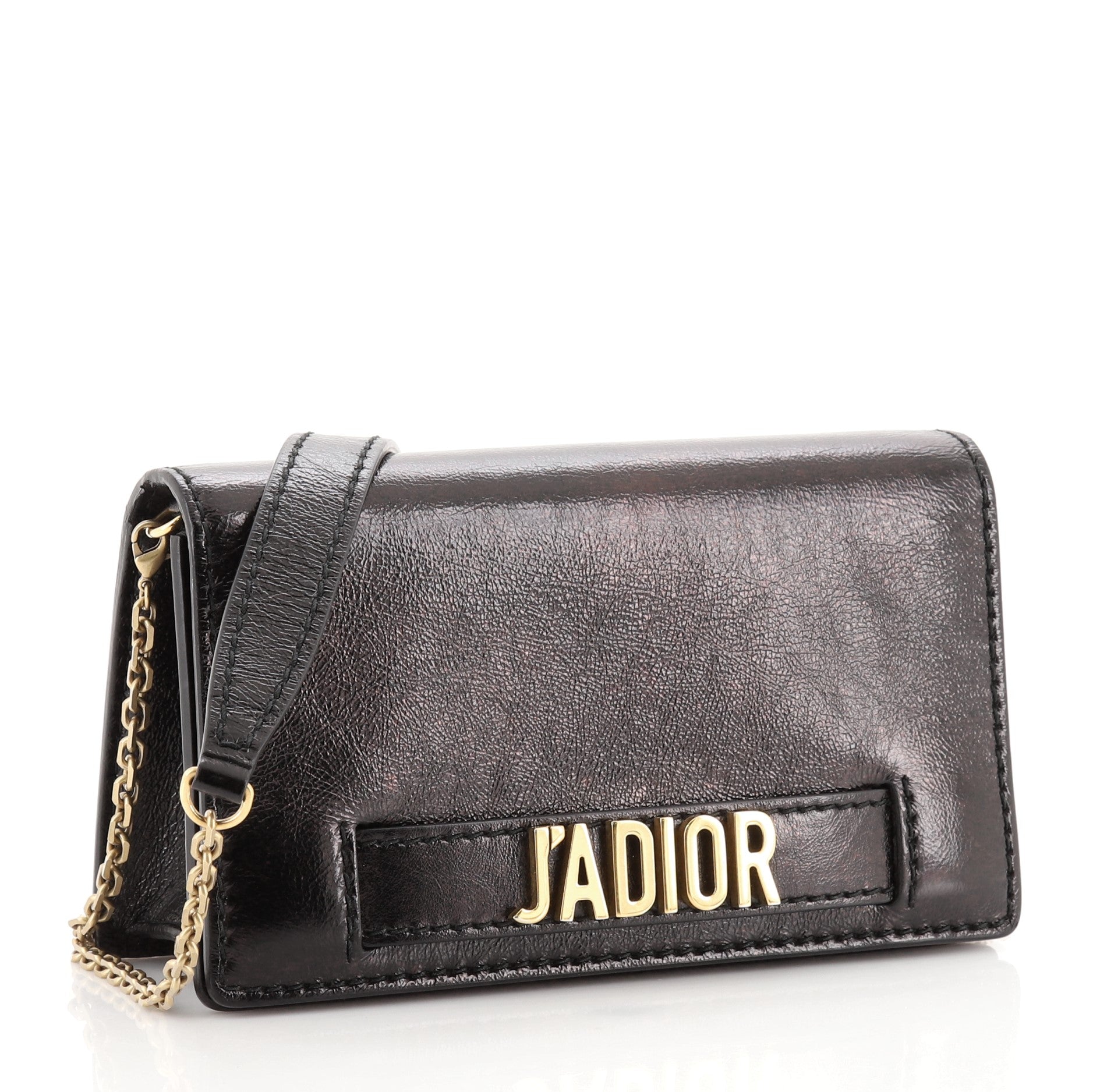 J'Adior Clutch on Chain Leather