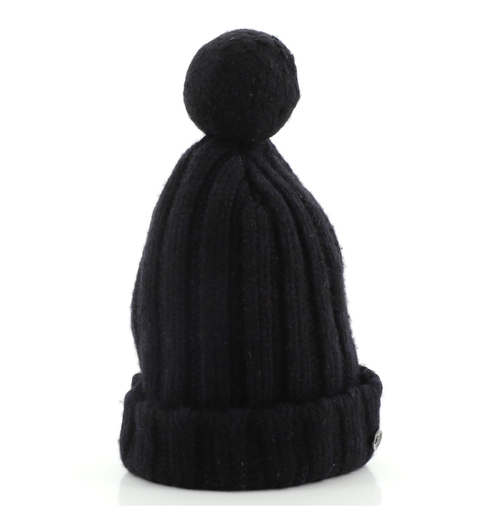 Pom Pom Beanie Knit Wool XS