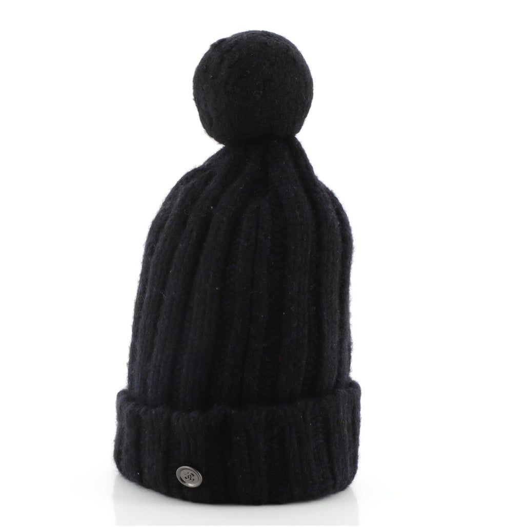 Pom Pom Beanie Knit Wool XS