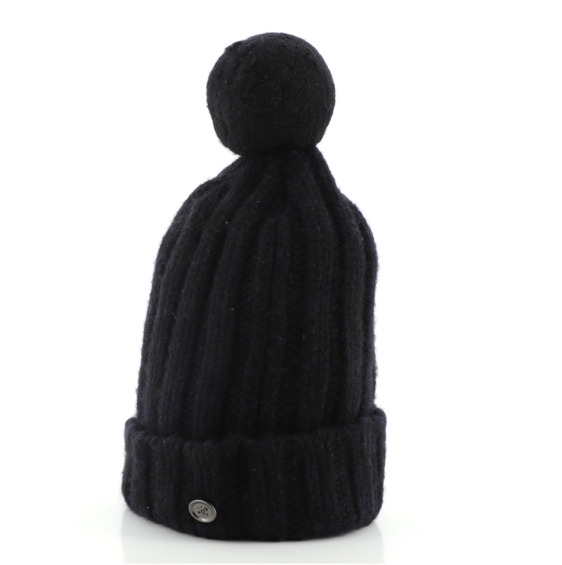 Pom Pom Beanie Knit Wool XS