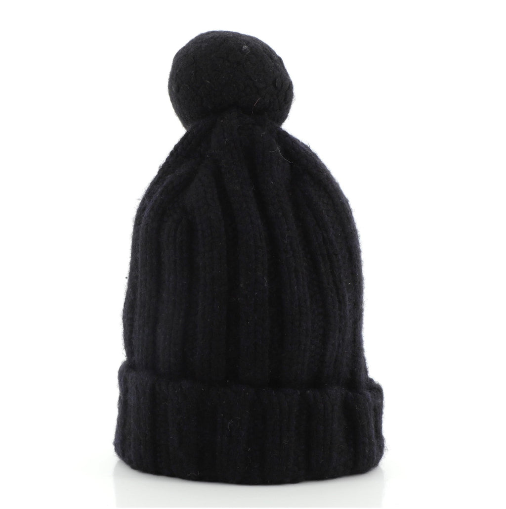 Pom Pom Beanie Knit Wool XS