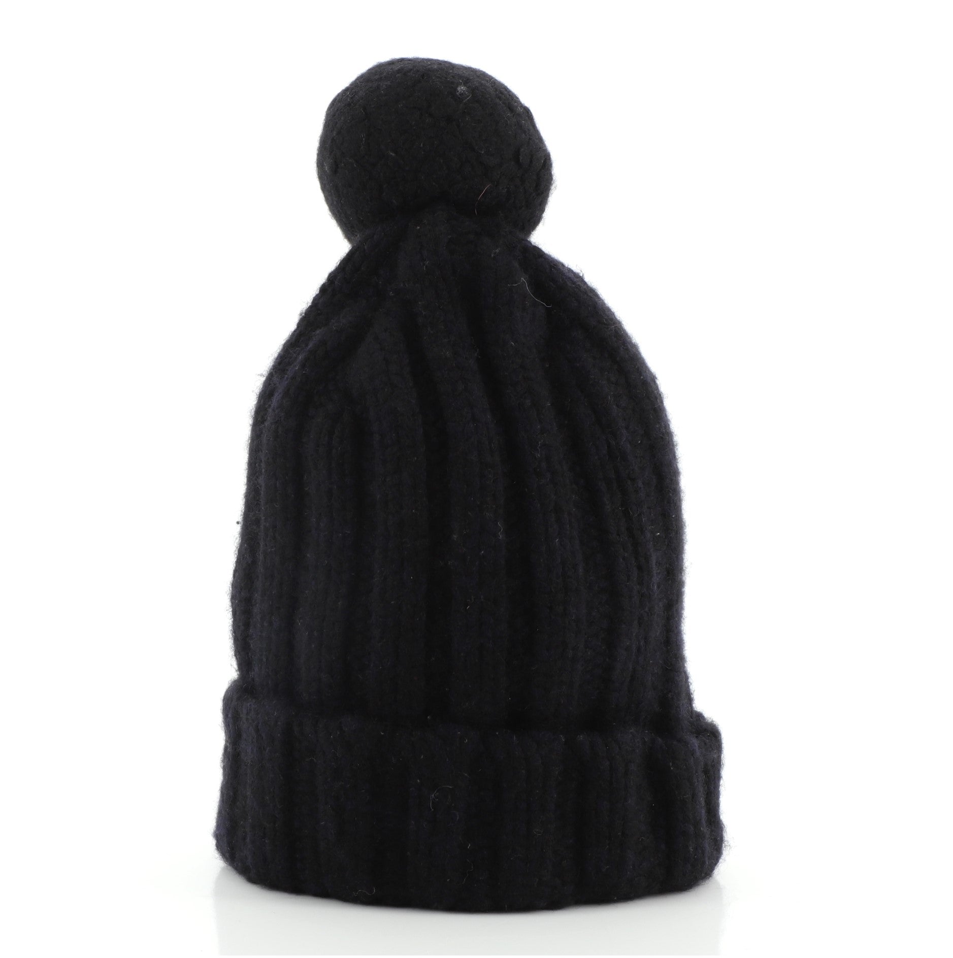 Pom Pom Beanie Knit Wool XS