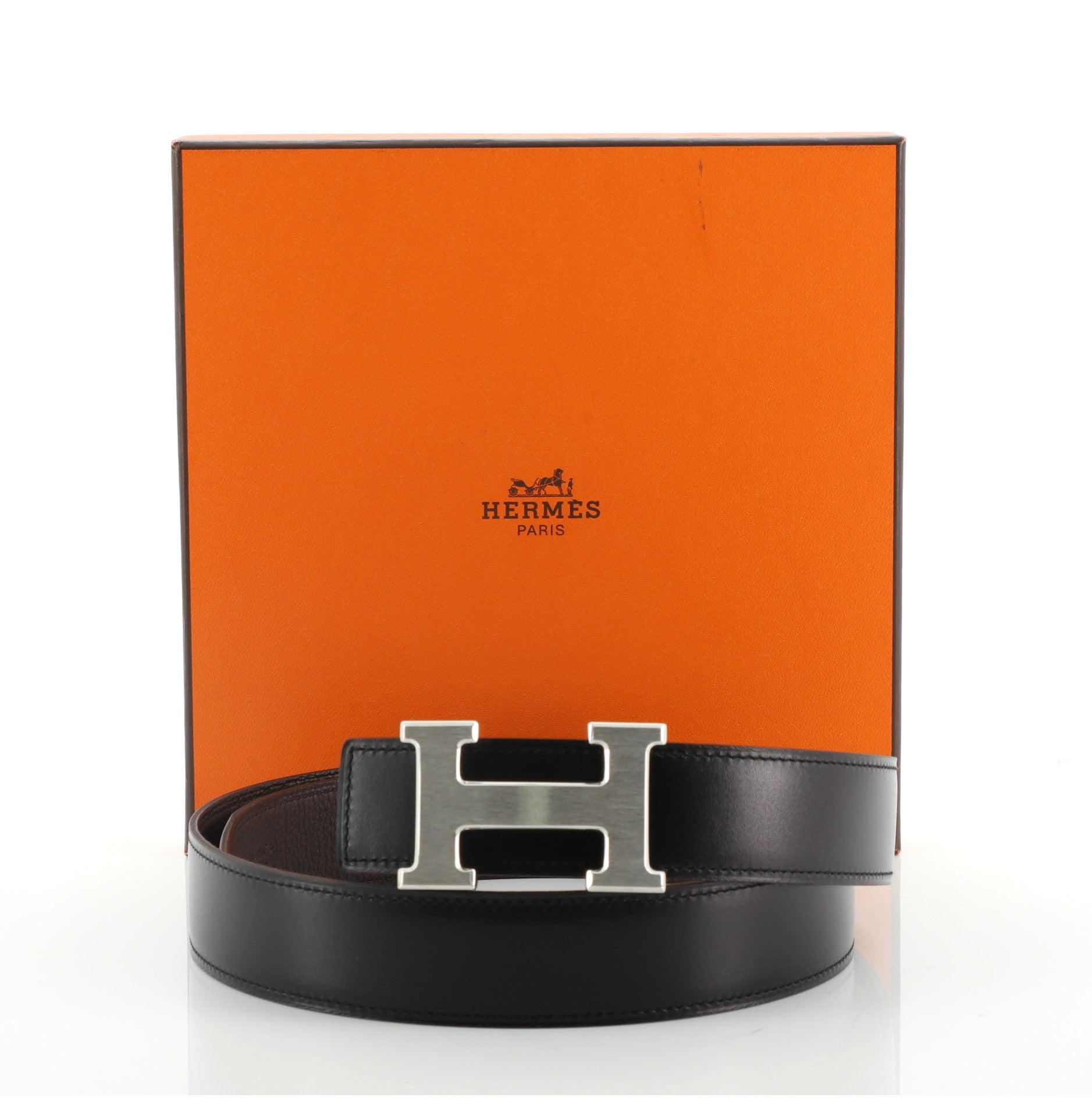 Constance Reversible Belt Leather Medium 85