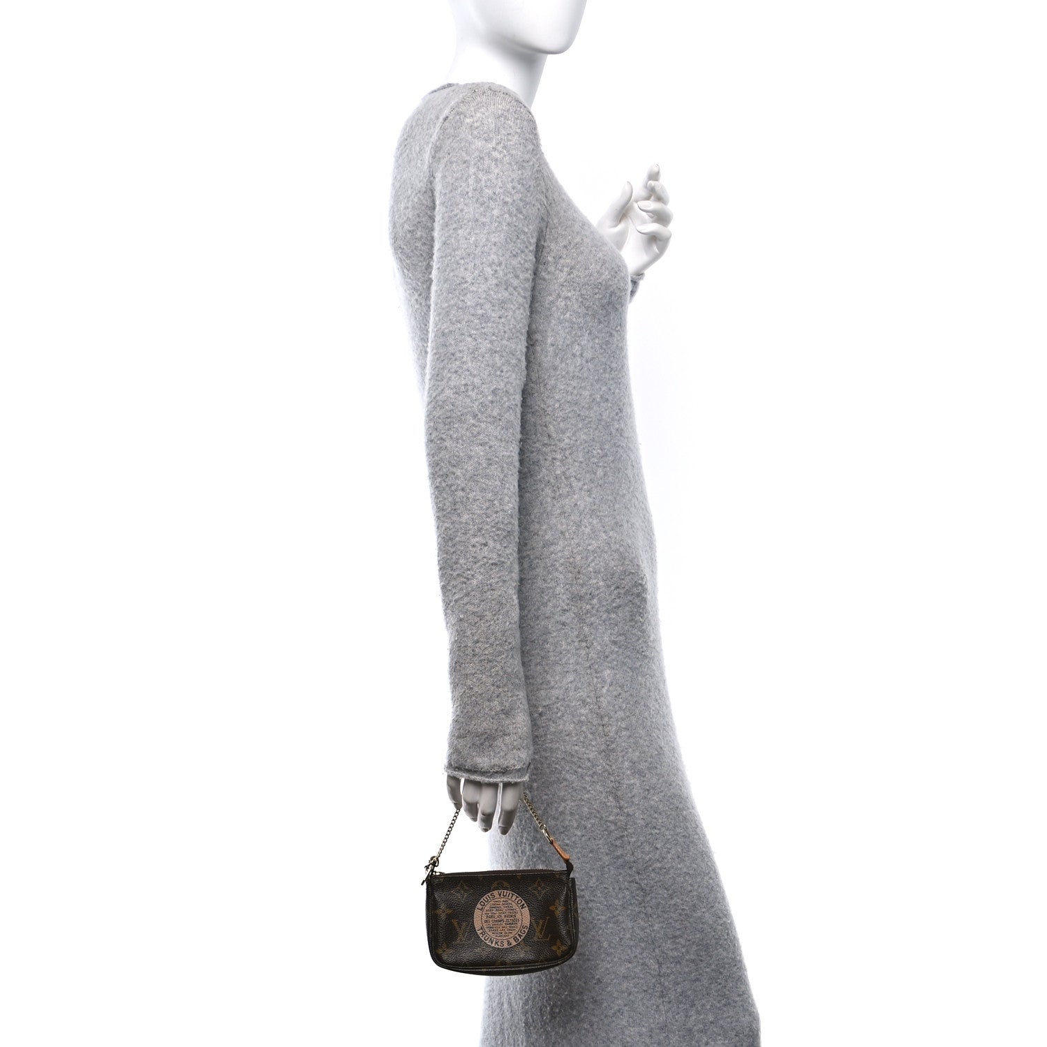 Monogram Complice Trunks and Bags Mini Pochette Accessories Beige