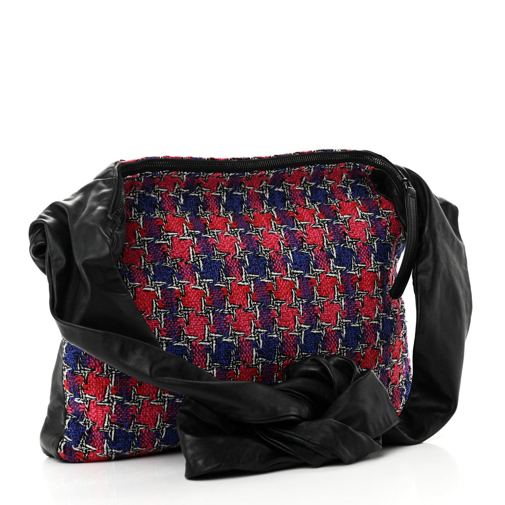 Lambskin Tweed Small Girl Bag Red Blue Black