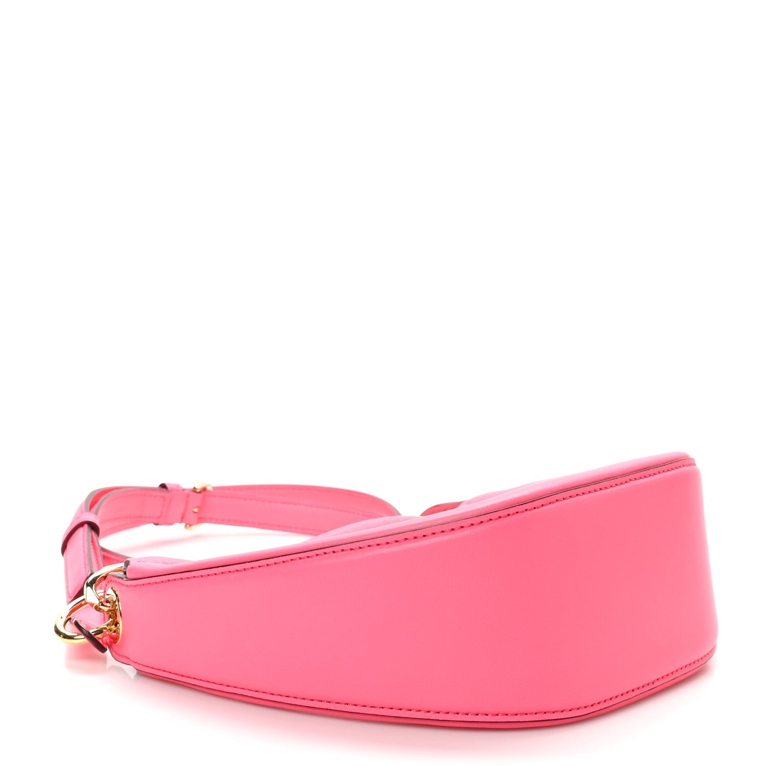Nappa Small Vlogo Moon Hobo Bag Pink