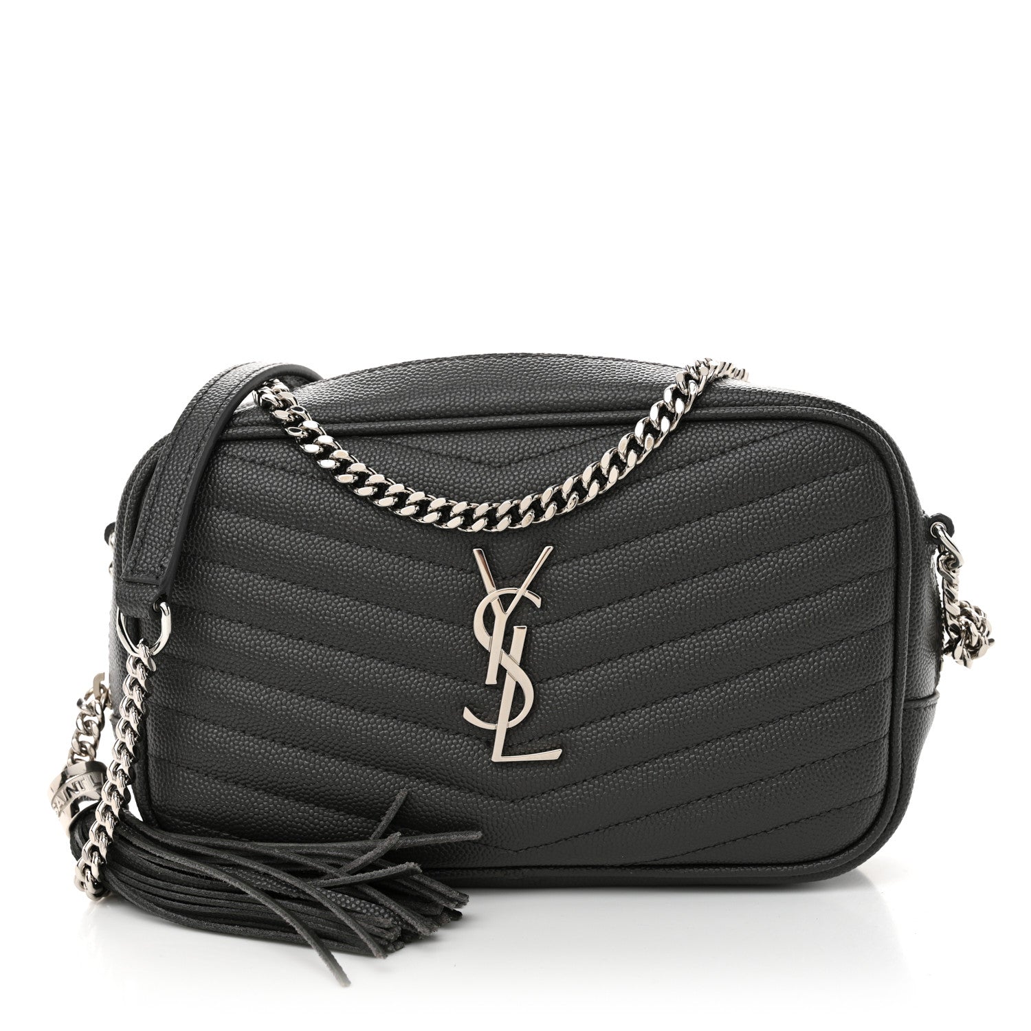 Grain De Poudre Matelasse Monogram Mini Lou Camera Bag Asphalt