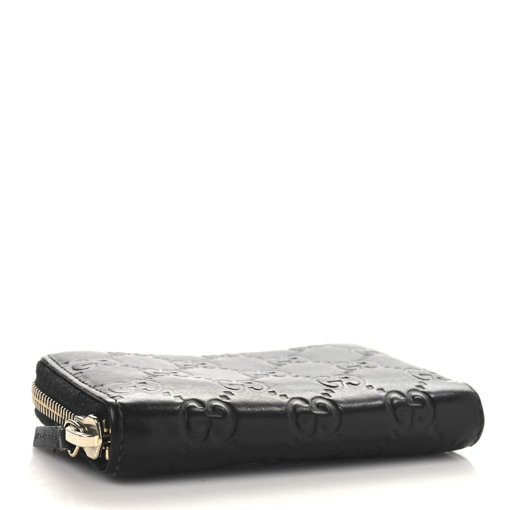 Guccissima Zip Around  Case Black