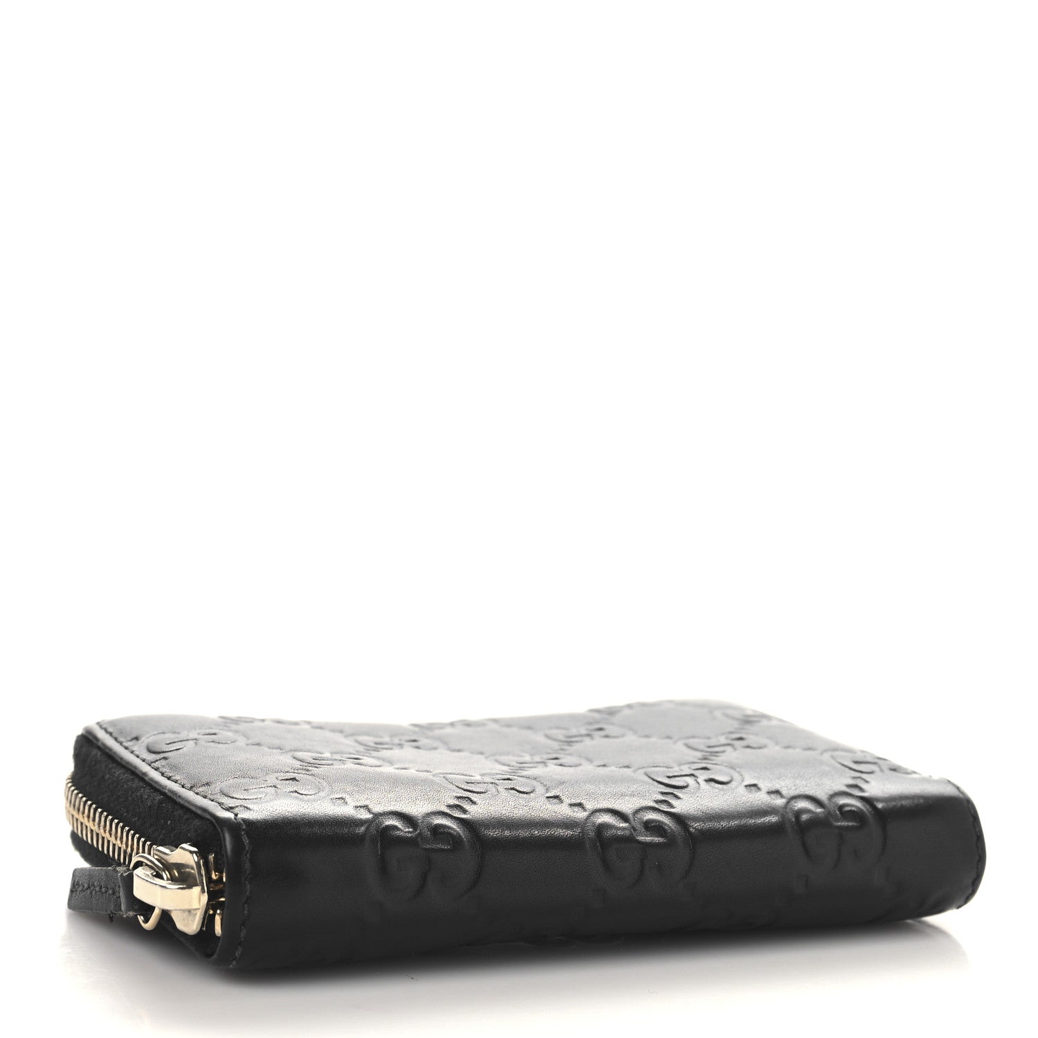 Guccissima Zip Around  Case Black