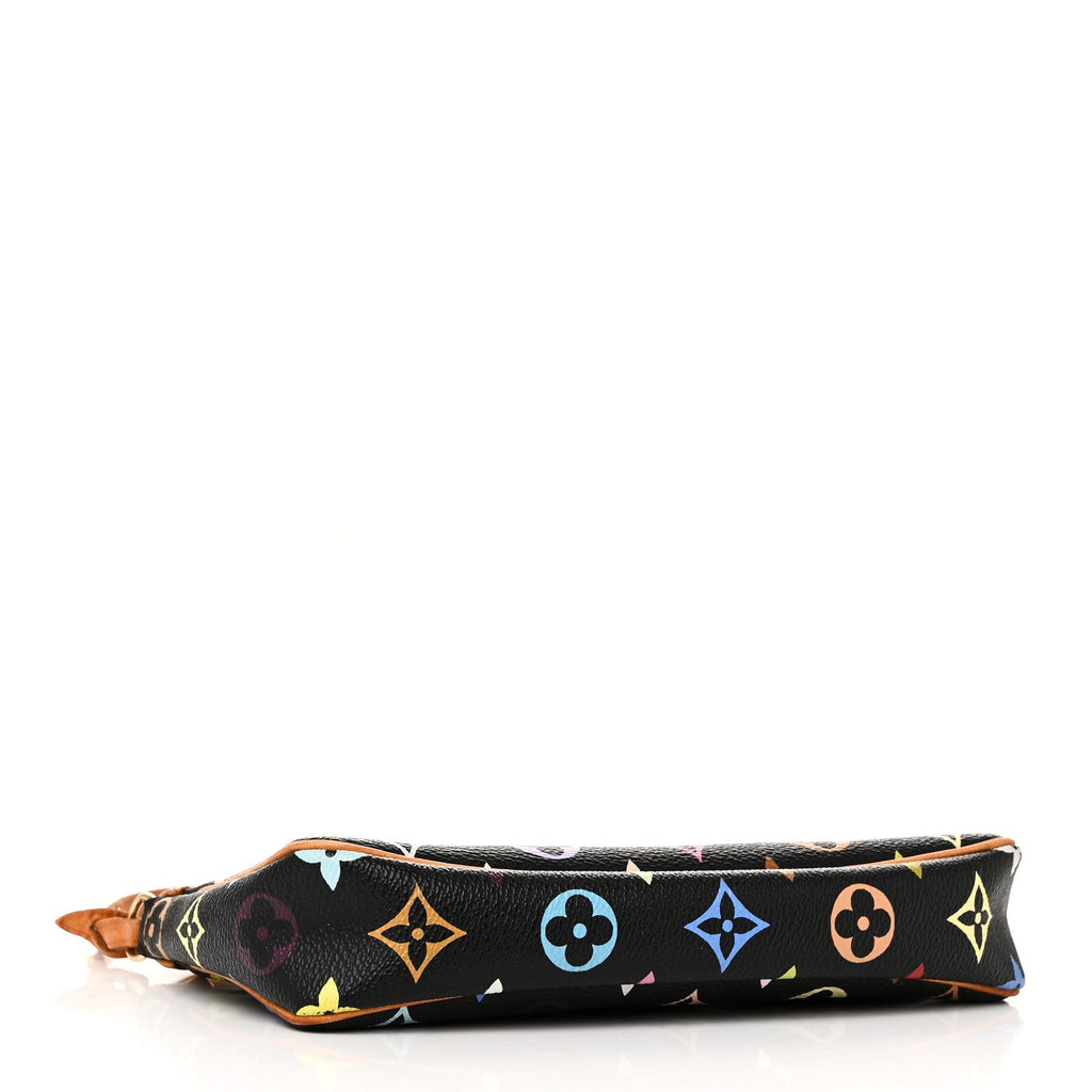 Monogram Multicolor Pochette Accessories Black