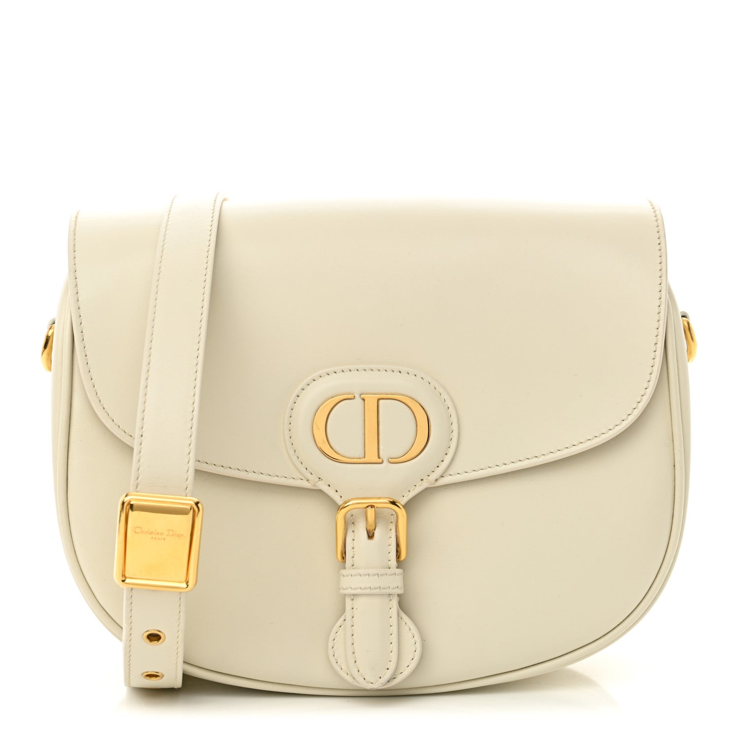 Box Calfskin Medium Bobby Flap Latte