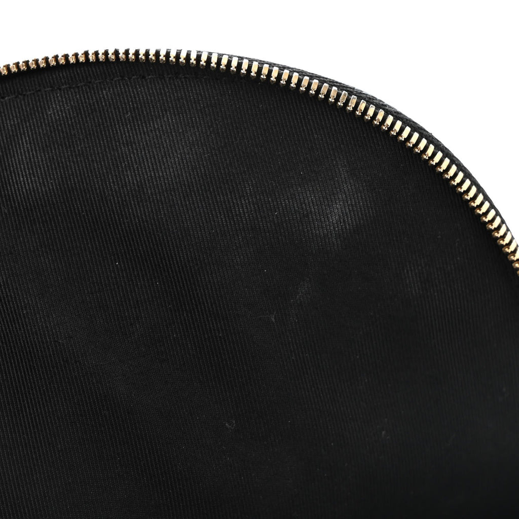 Caviar Quilted Medium Zip Around Backpack Black