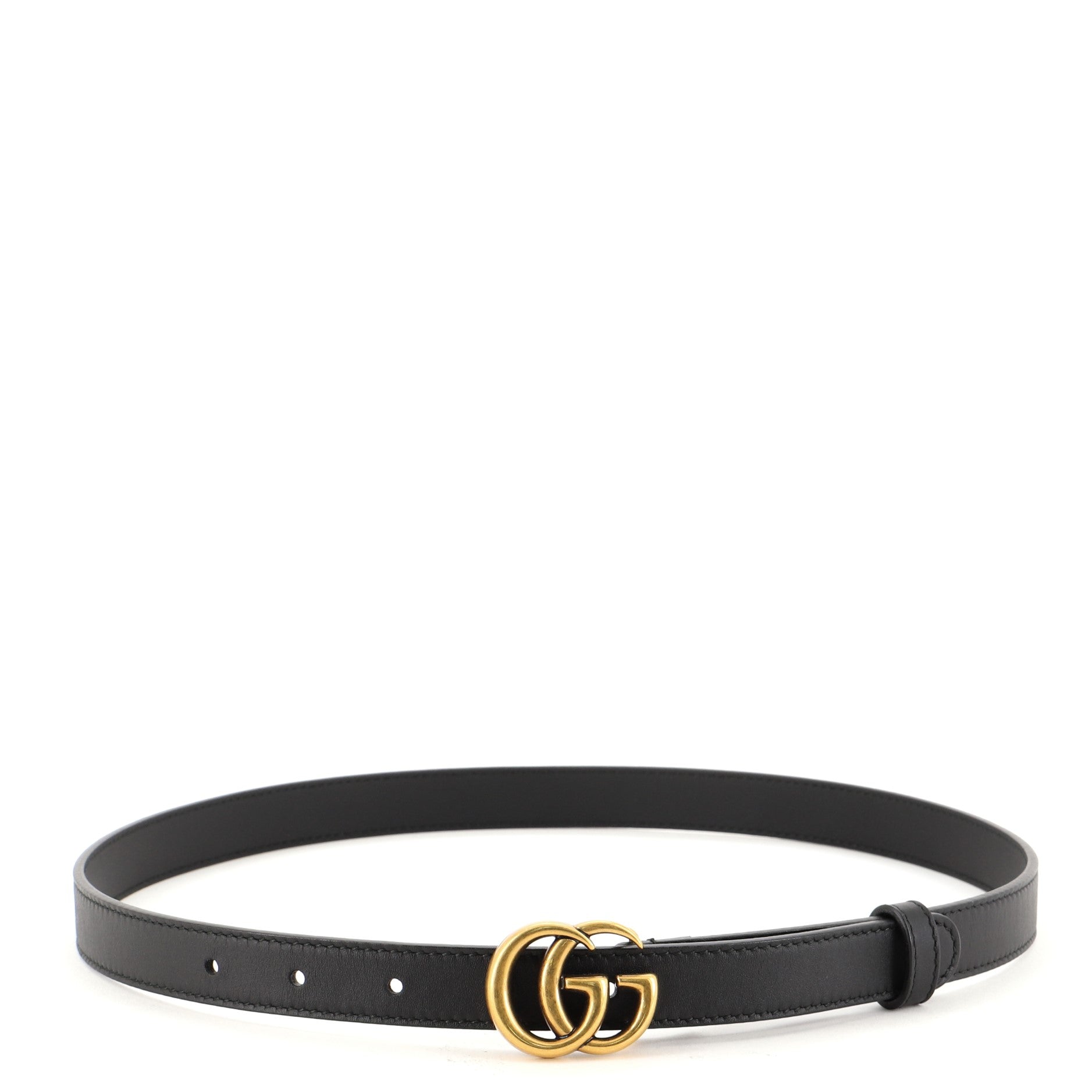 GG Marmont Belt Leather Thin 75