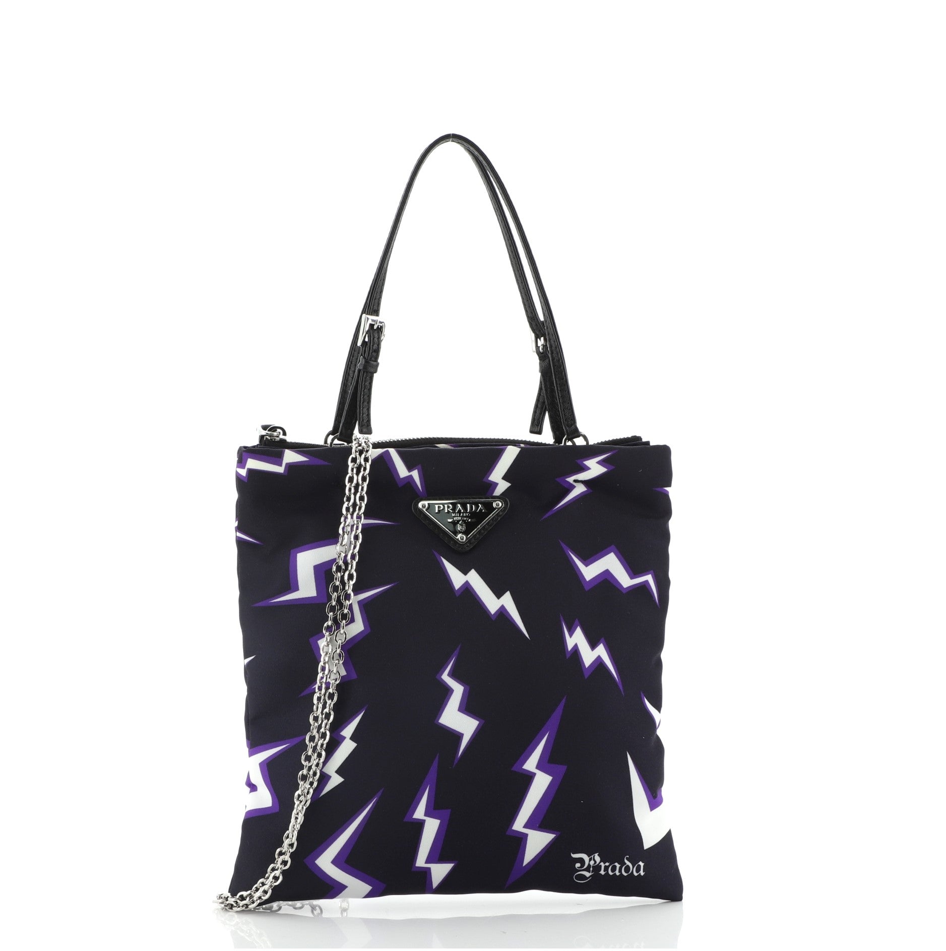 Frankenstein Flat Tote Printed Tessuto Mini