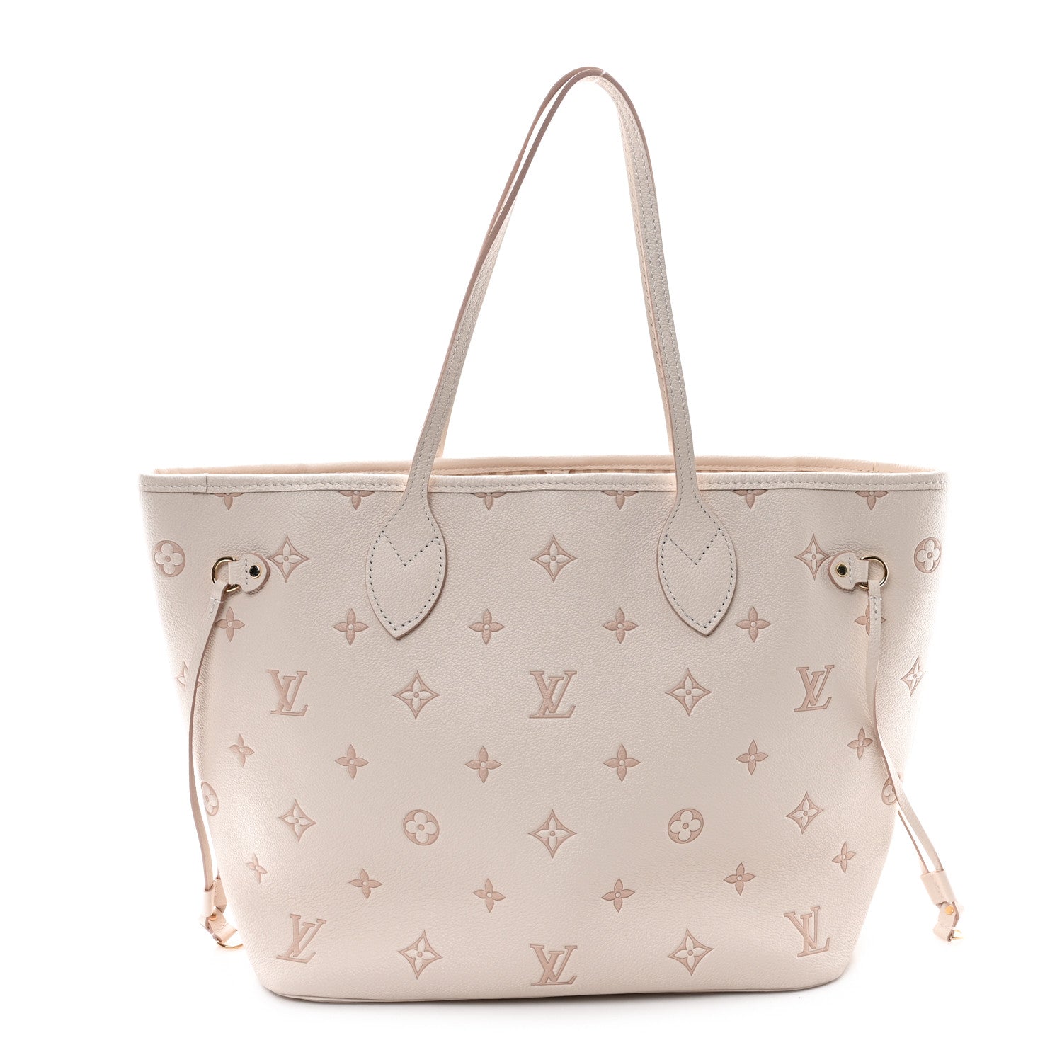 Monogram Debossed Neverfull MM Eden