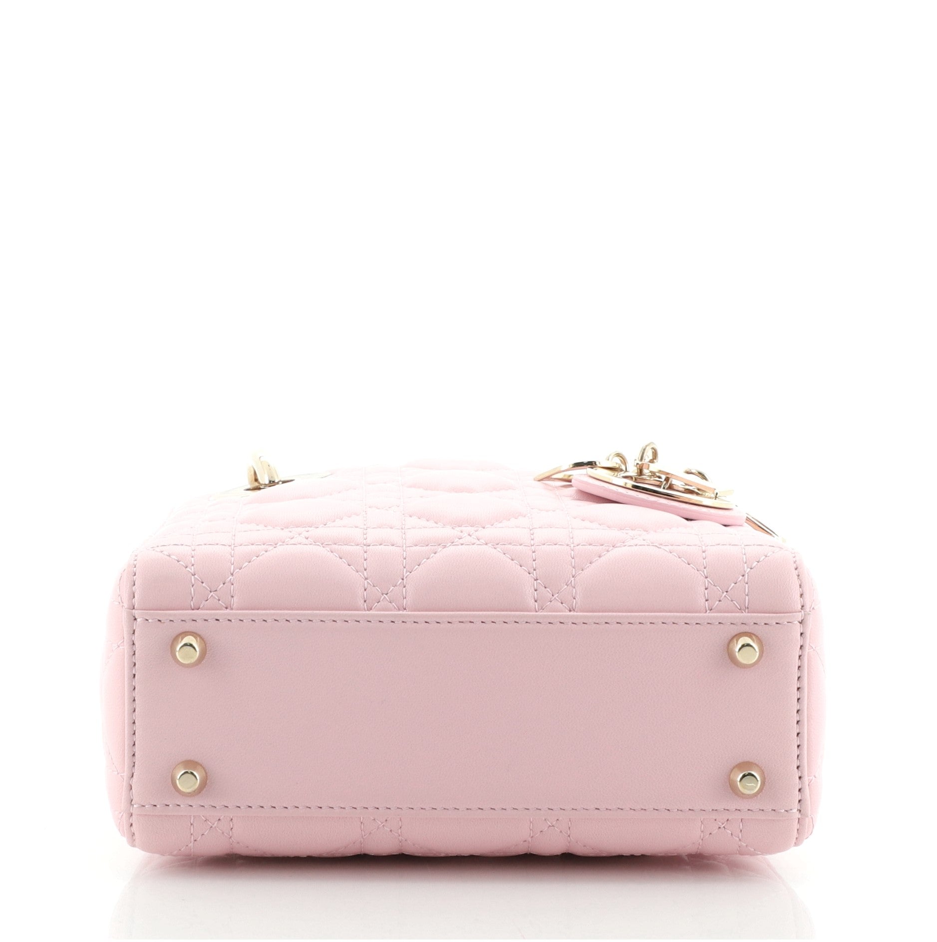 Lady Dior Chain Bag Cannage Quilt Lambskin Mini