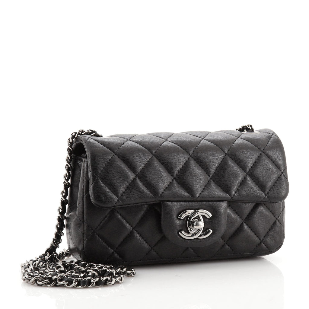 Classic Single Flap Bag Quilted Lambskin Extra Mini