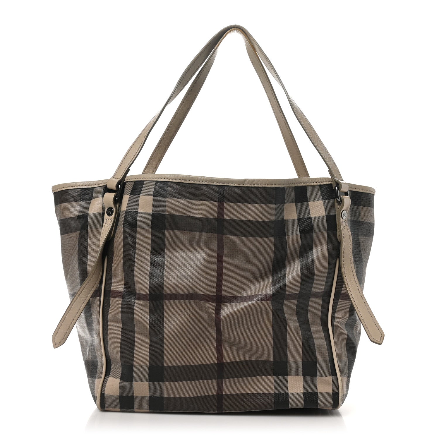 Smoked Check Small Canterbury Tote Trench