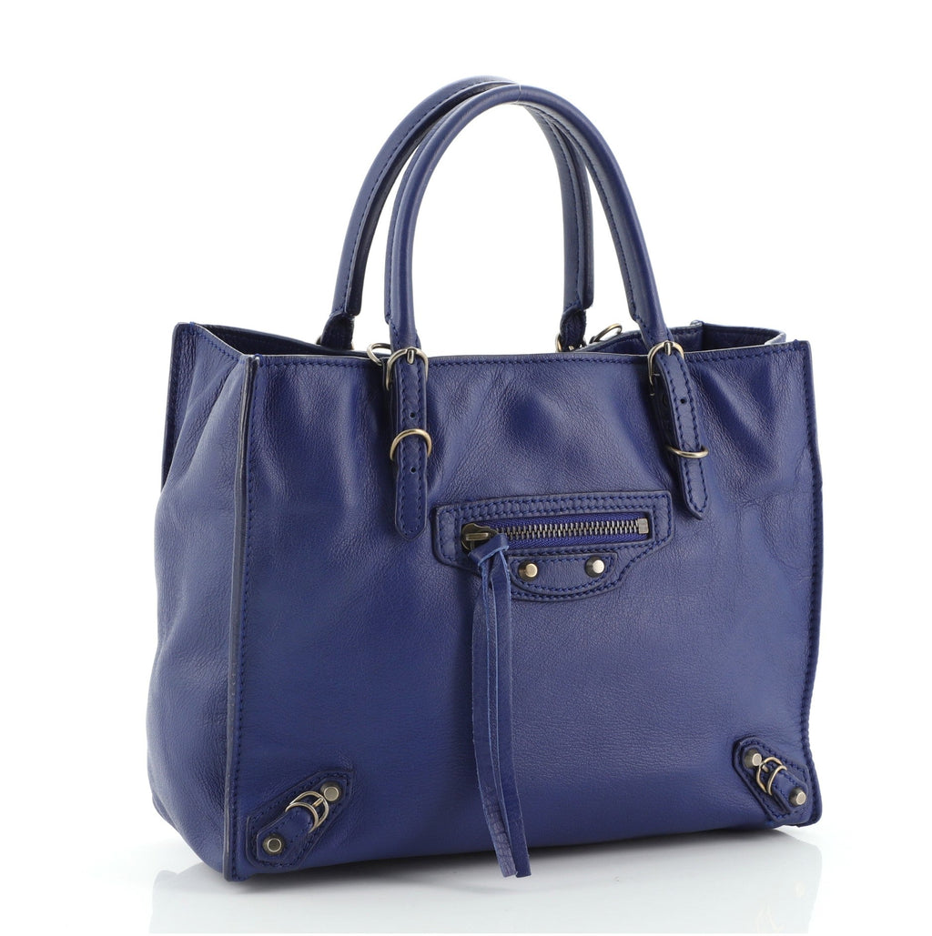 Papier A4 Classic Studs Bag Leather Mini