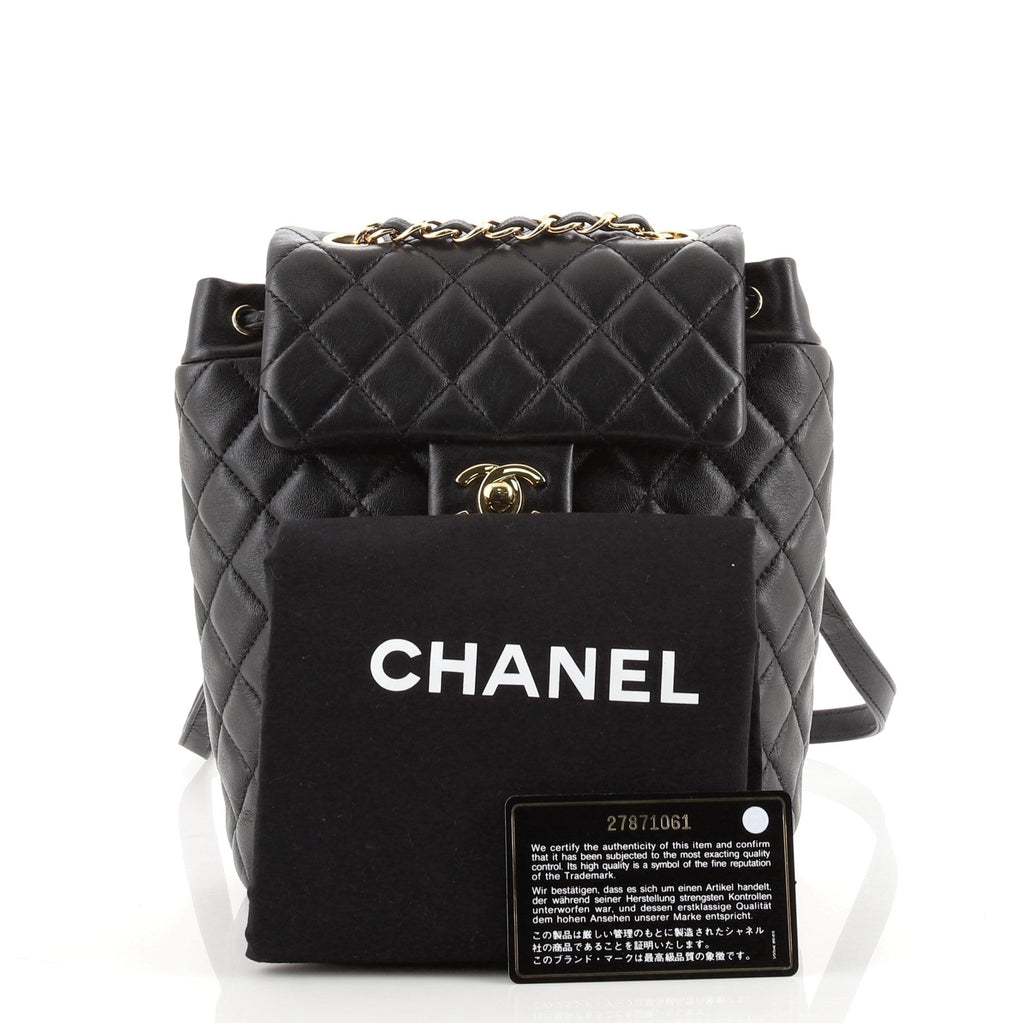 Urban Spirit Backpack Quilted Lambskin Mini