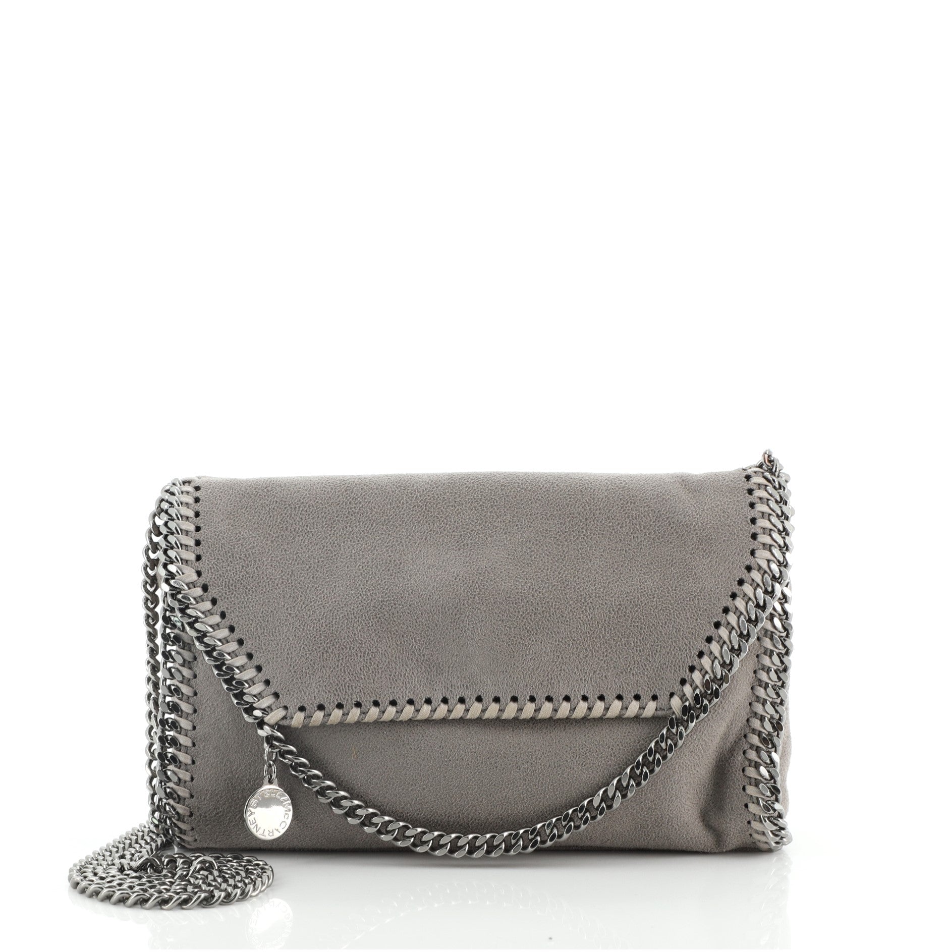 Falabella Fold Over Flap Crossbody Bag Shaggy Deer Mini
