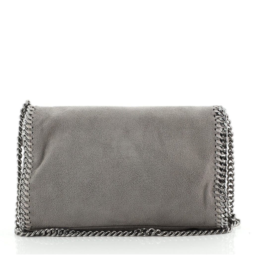 Falabella Fold Over Flap Crossbody Bag Shaggy Deer Mini