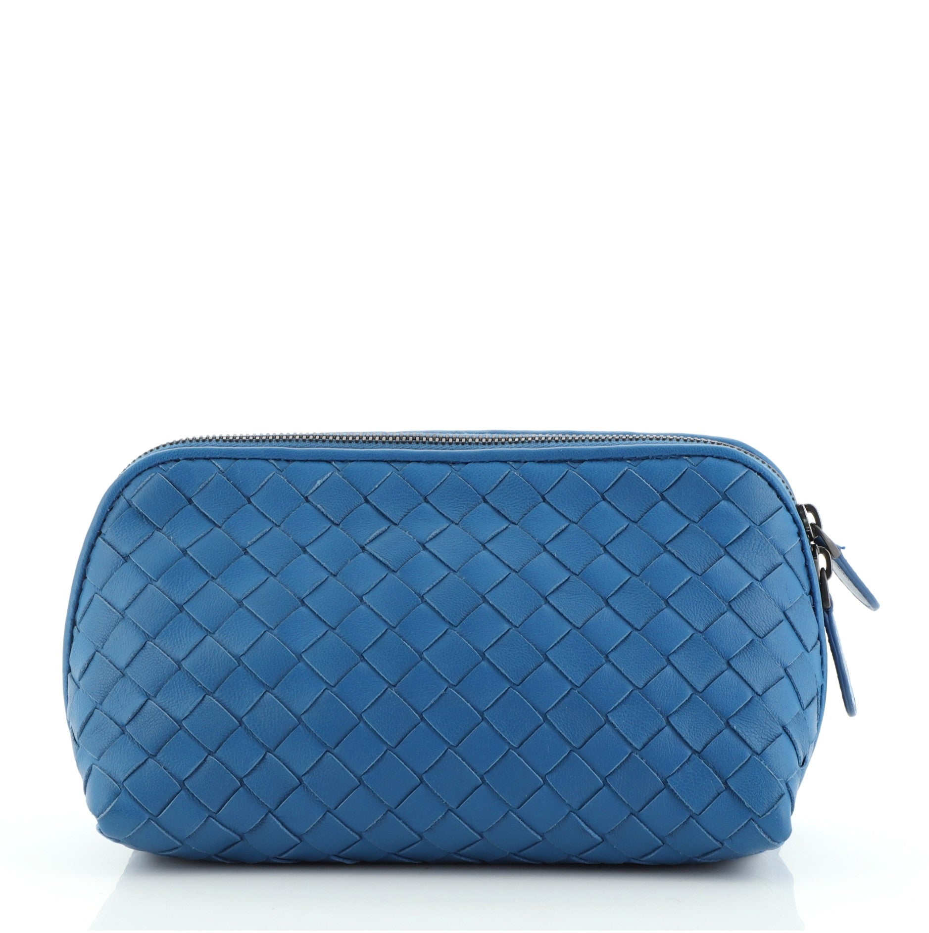 Zip Cosmetic Pouch Intrecciato Nappa Mini