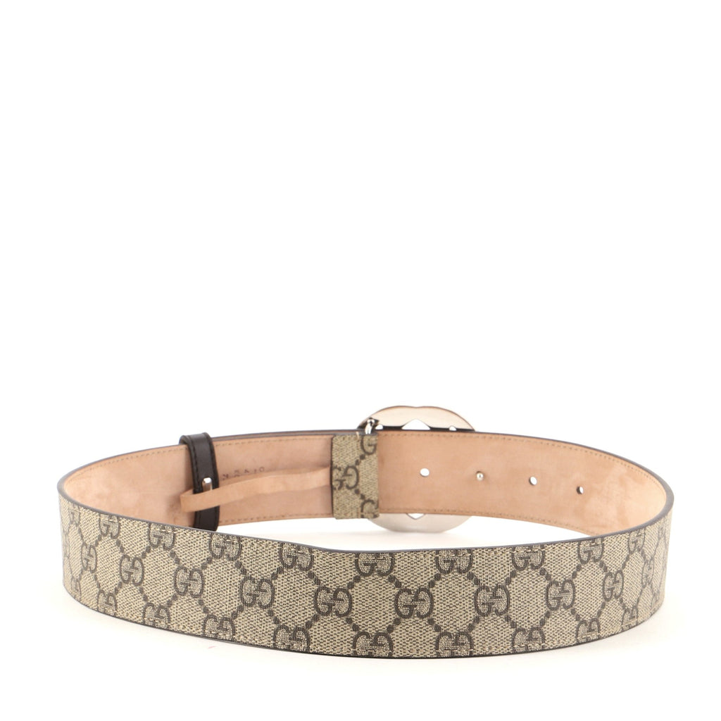 Interlocking G Belt GG Coated Canvas Wide 75