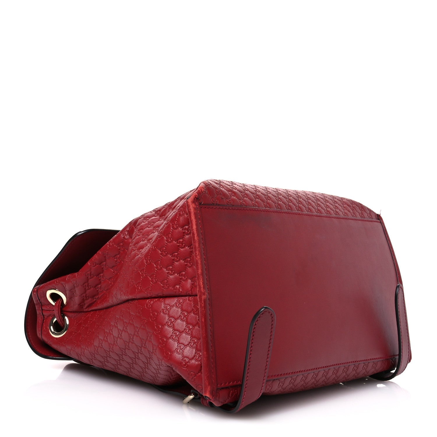 Microguccissima Drawstring Backpack Red