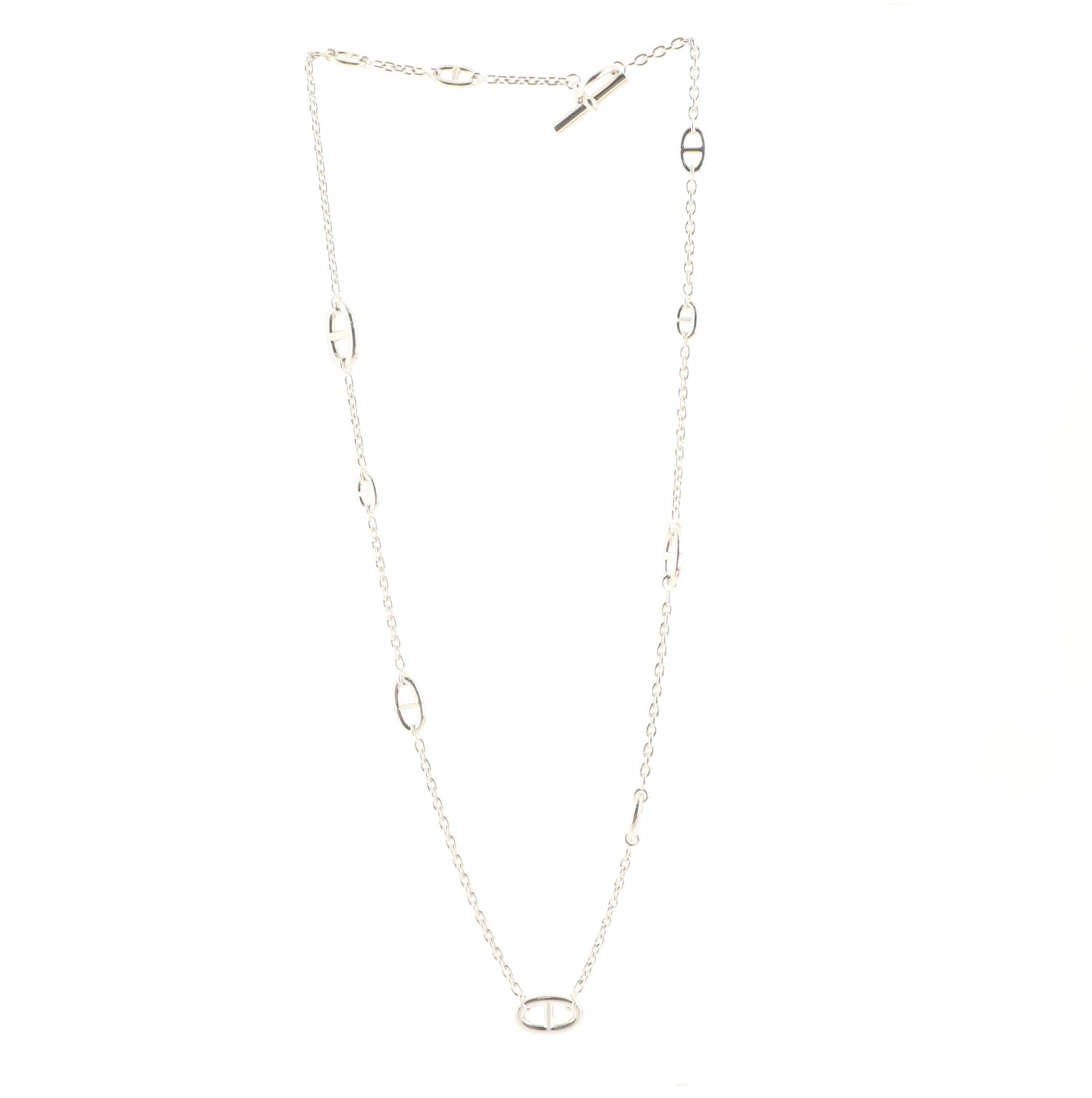 Farandole Long Necklace Sterling Silver 80