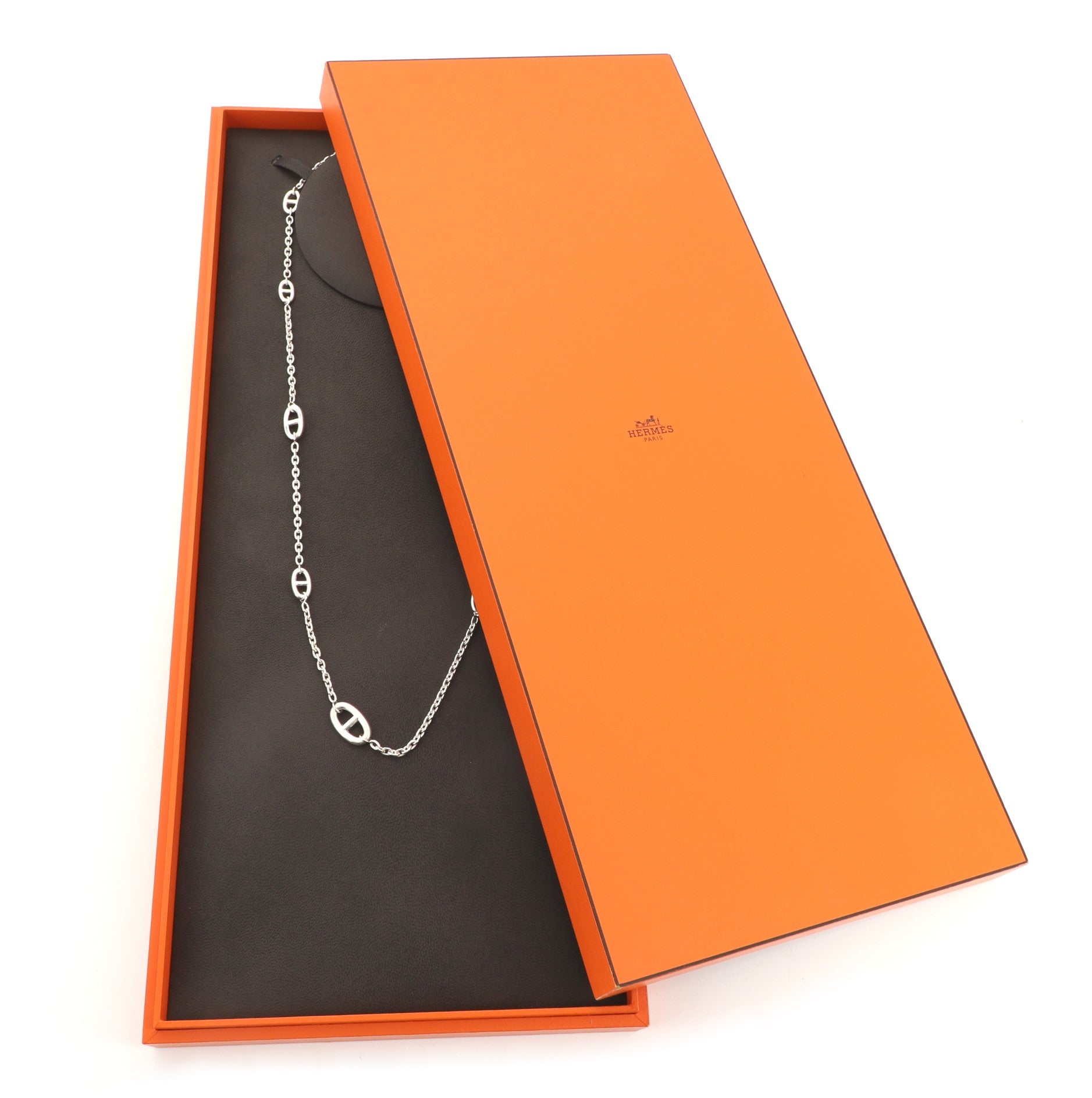 Farandole Long Necklace Sterling Silver 80