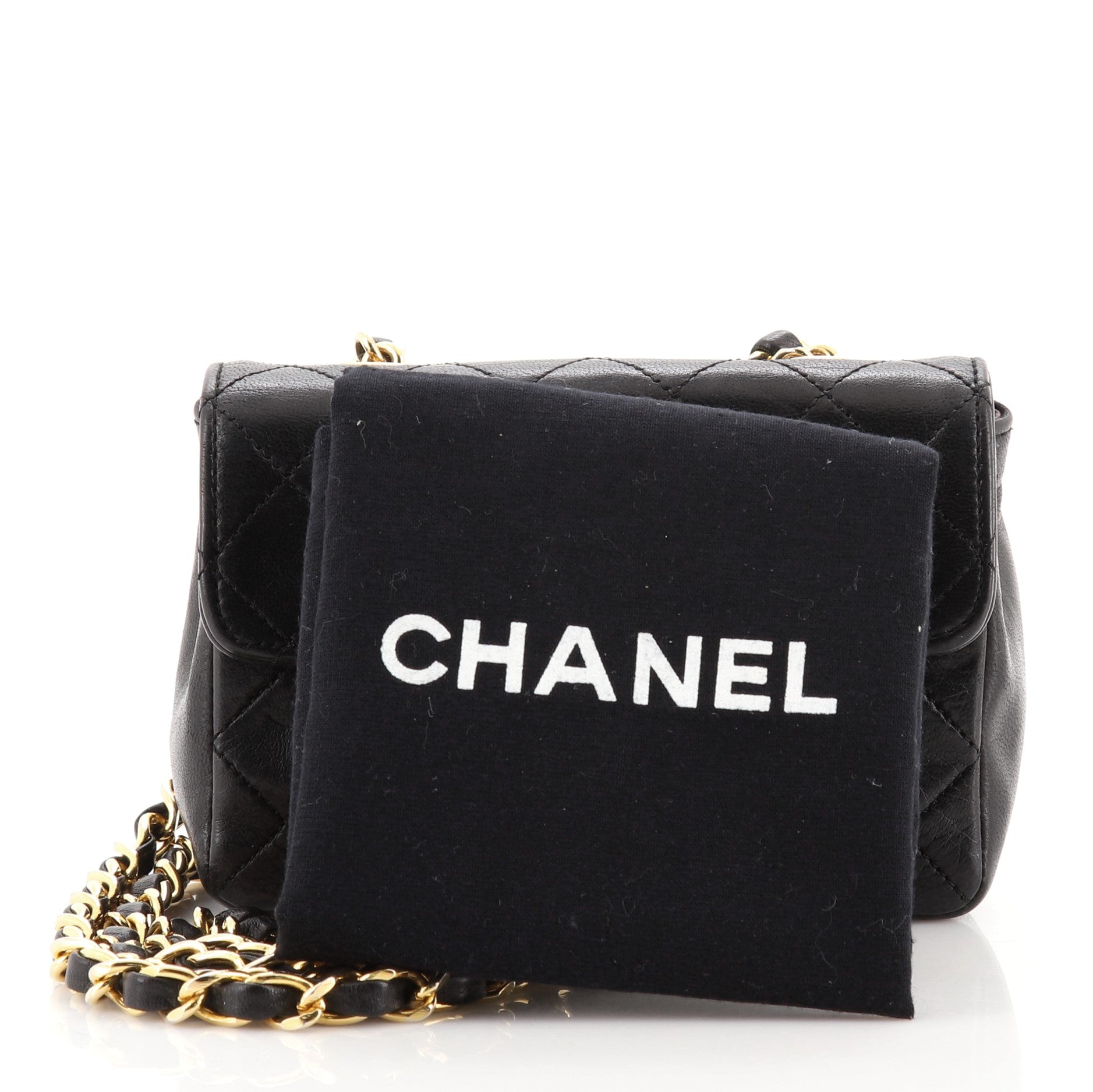 Vintage Flap Bag Quilted Lambskin Mini