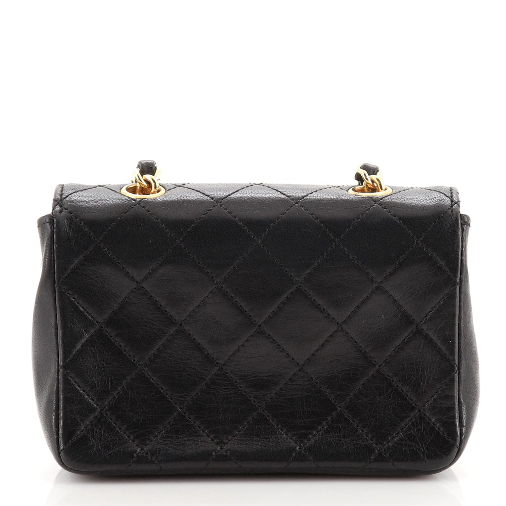 Vintage Flap Bag Quilted Lambskin Mini