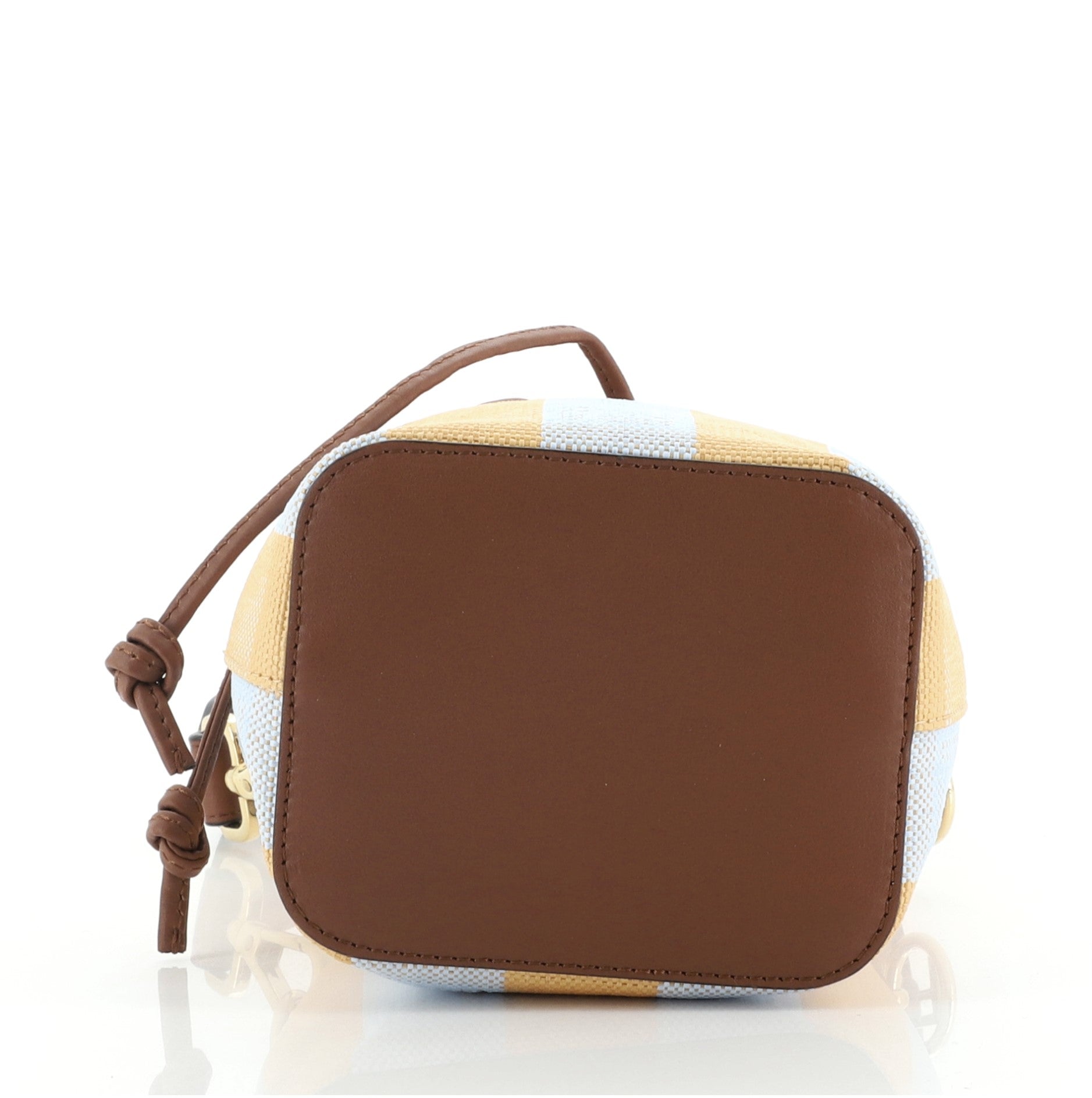Mon Tresor Bucket Bag Pequin Raffia Mini
