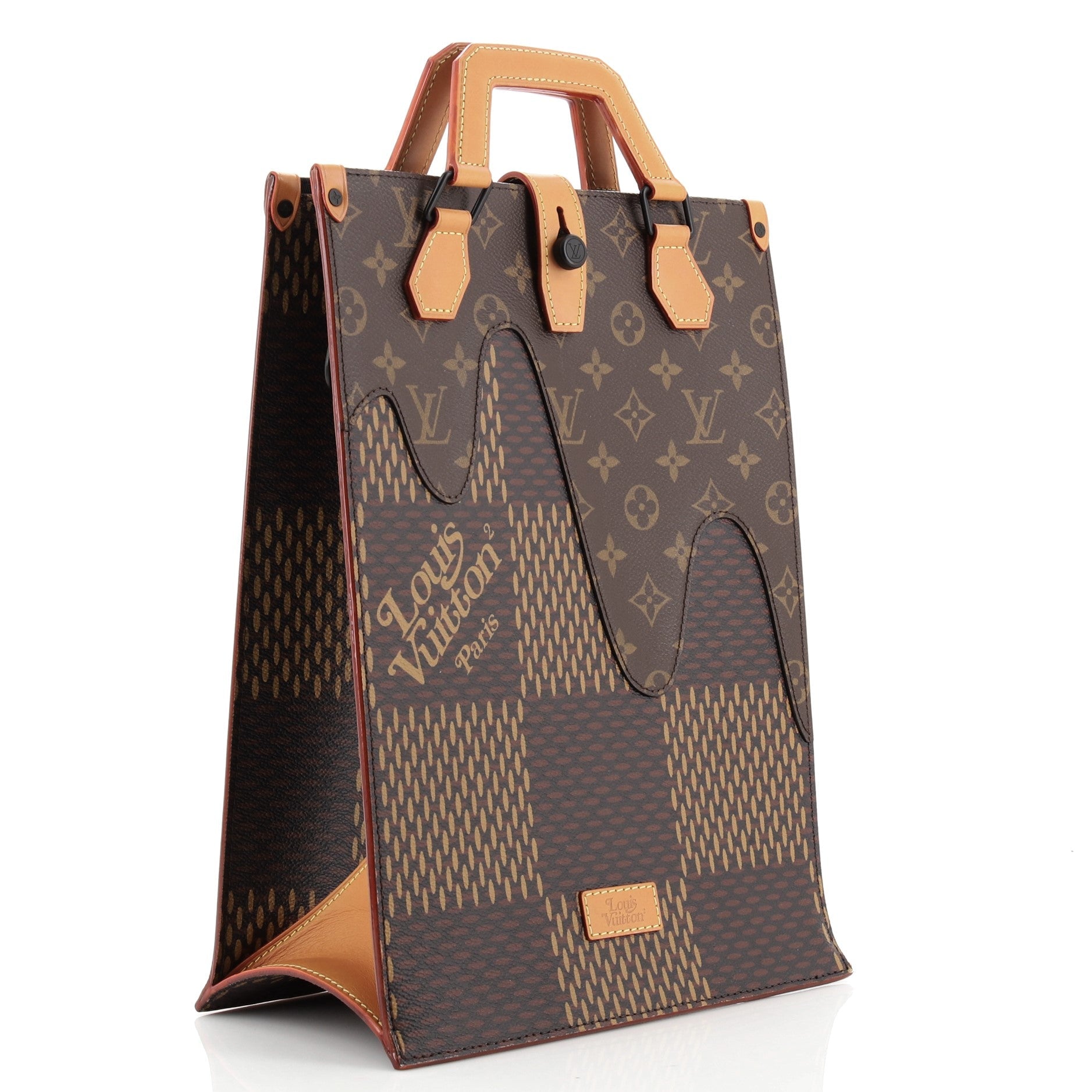 Nigo Tote Limited Edition Giant Damier and Monogram Canvas Mini