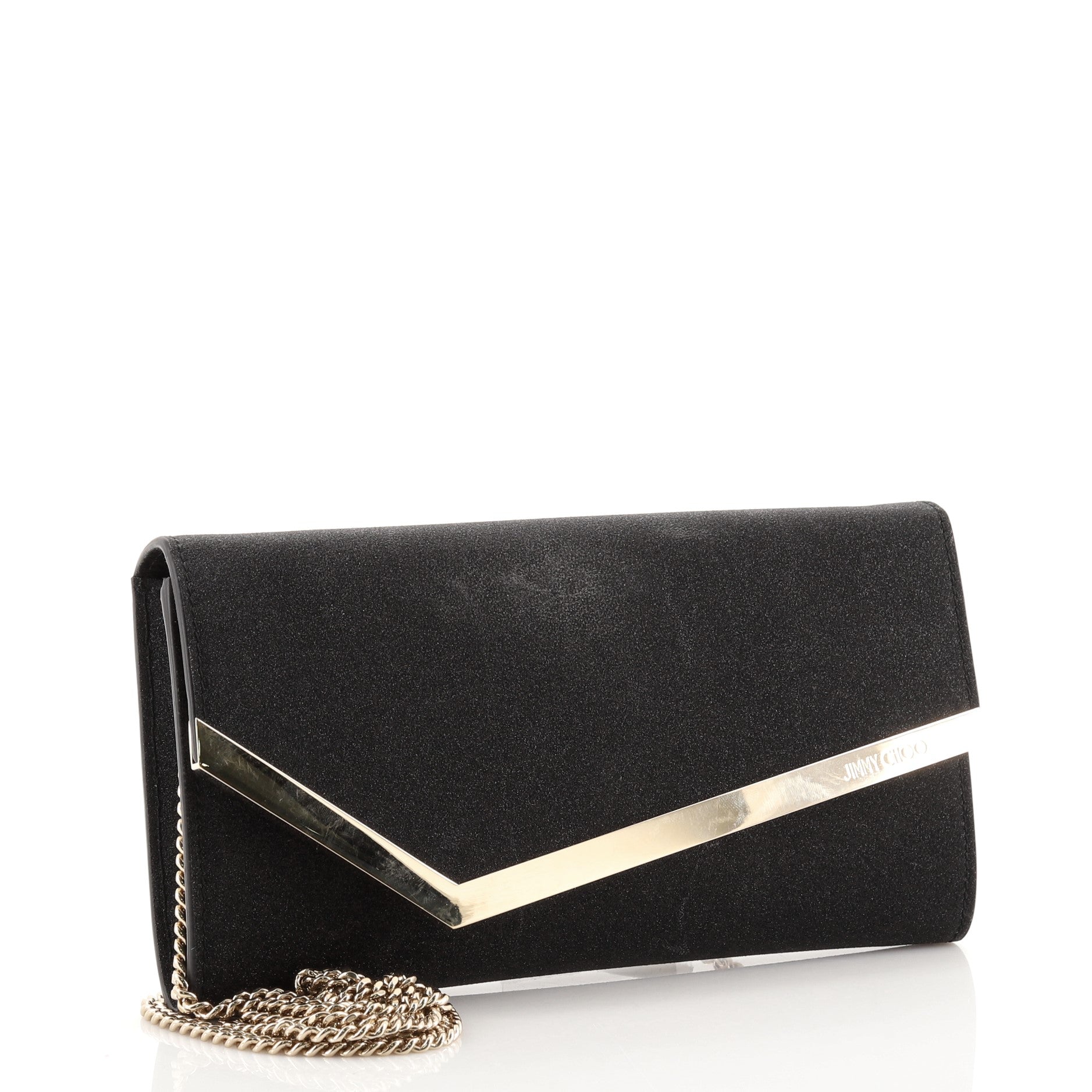 Emmie Clutch Glitter Leather