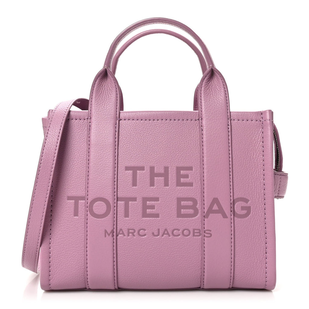 Grained Calfskin Small The Tote Bag Orchid Haze
