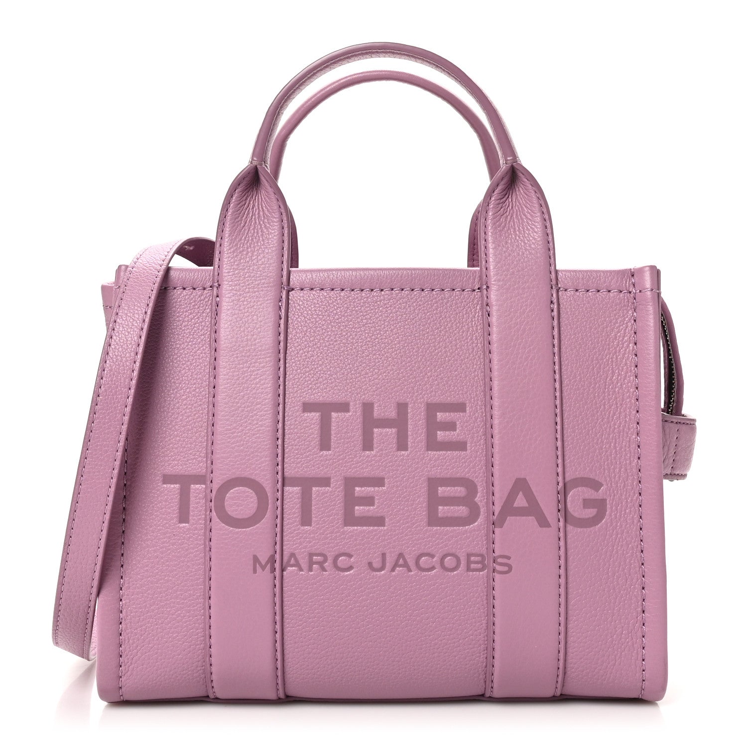 Grained Calfskin Small The Tote Bag Orchid Haze