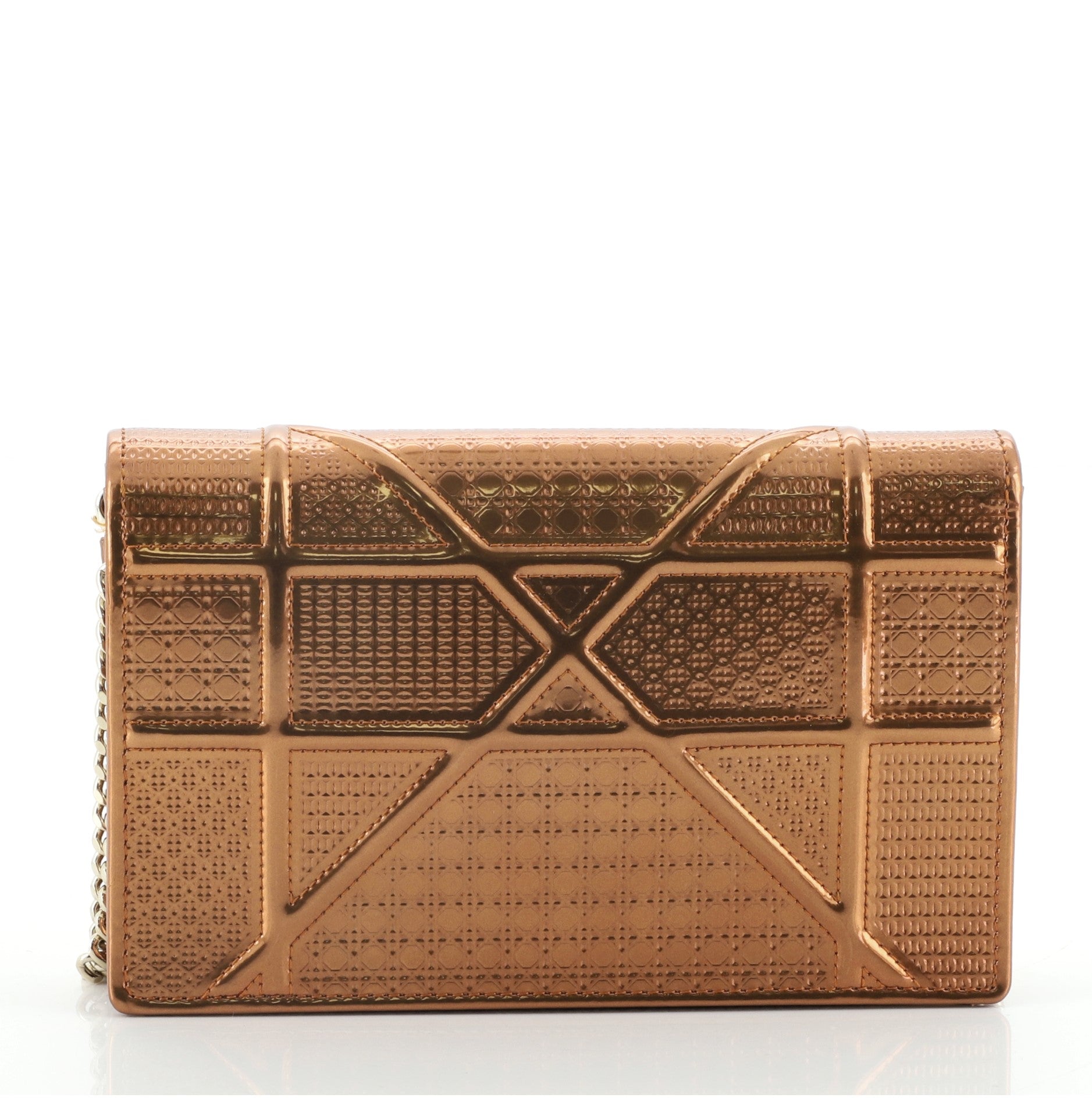 Diorama Flap Bag Cannage Embossed Calfskin Mini