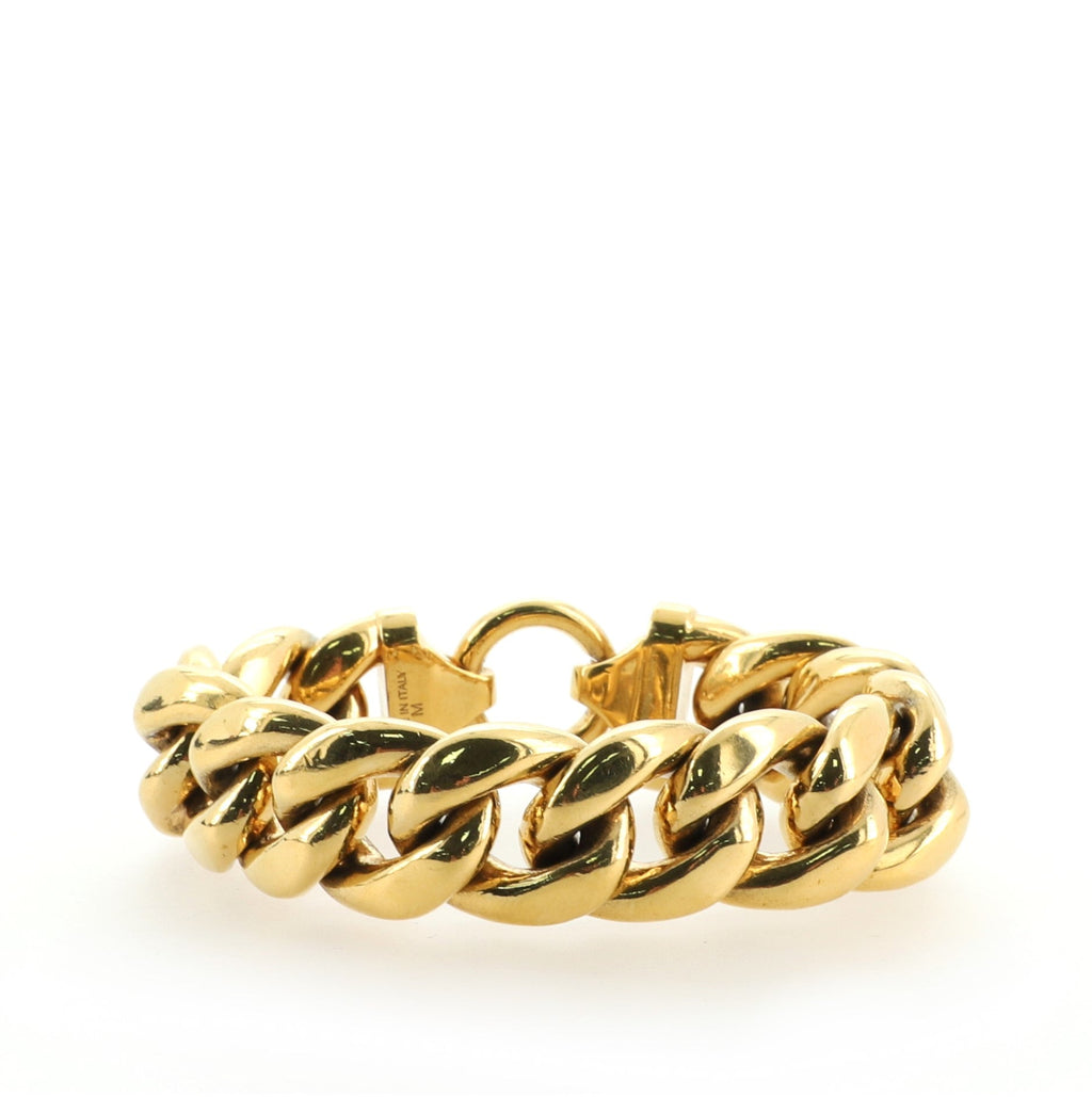 Gourmette Chain Bracelet Metal