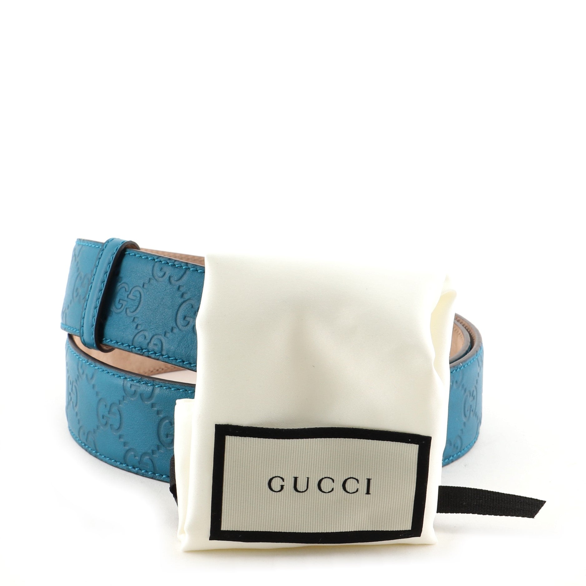 Interlocking G Belt Guccissima Leather Wide 100