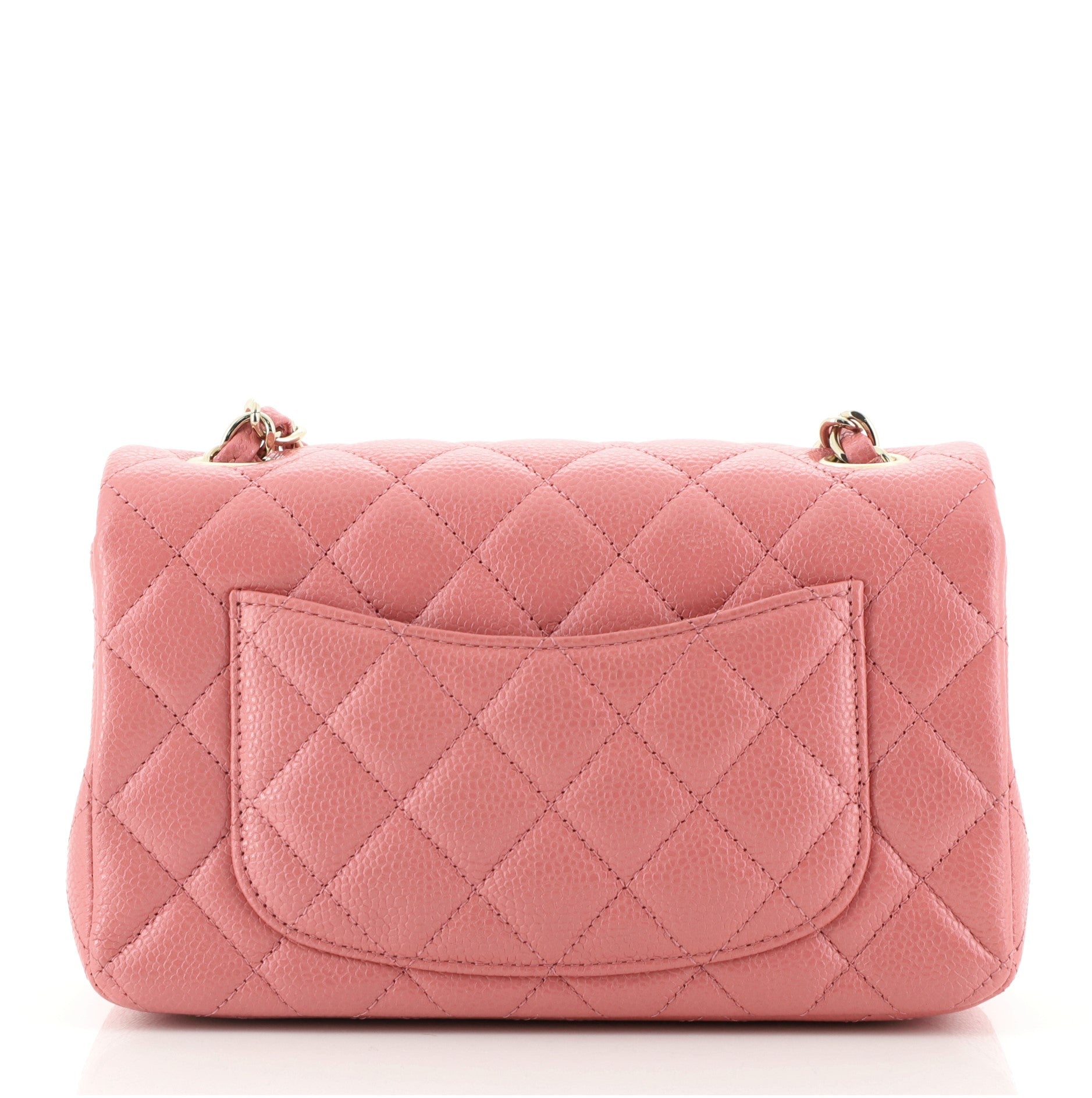 Classic Single Flap Bag Quilted Caviar Mini