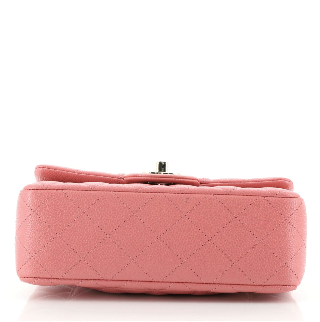 Classic Single Flap Bag Quilted Caviar Mini