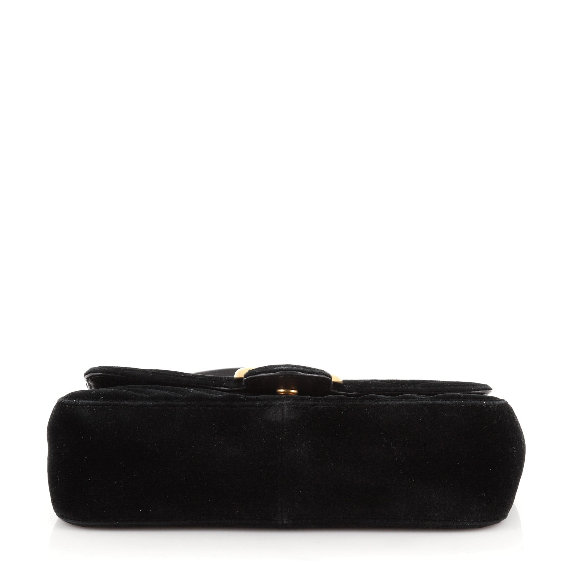 GG Marmont Flap Bag Matelasse Velvet Mini