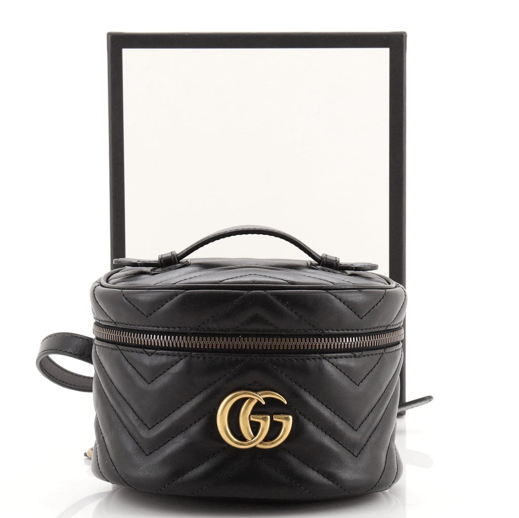 GG Marmont Backpack Matelasse Leather Mini