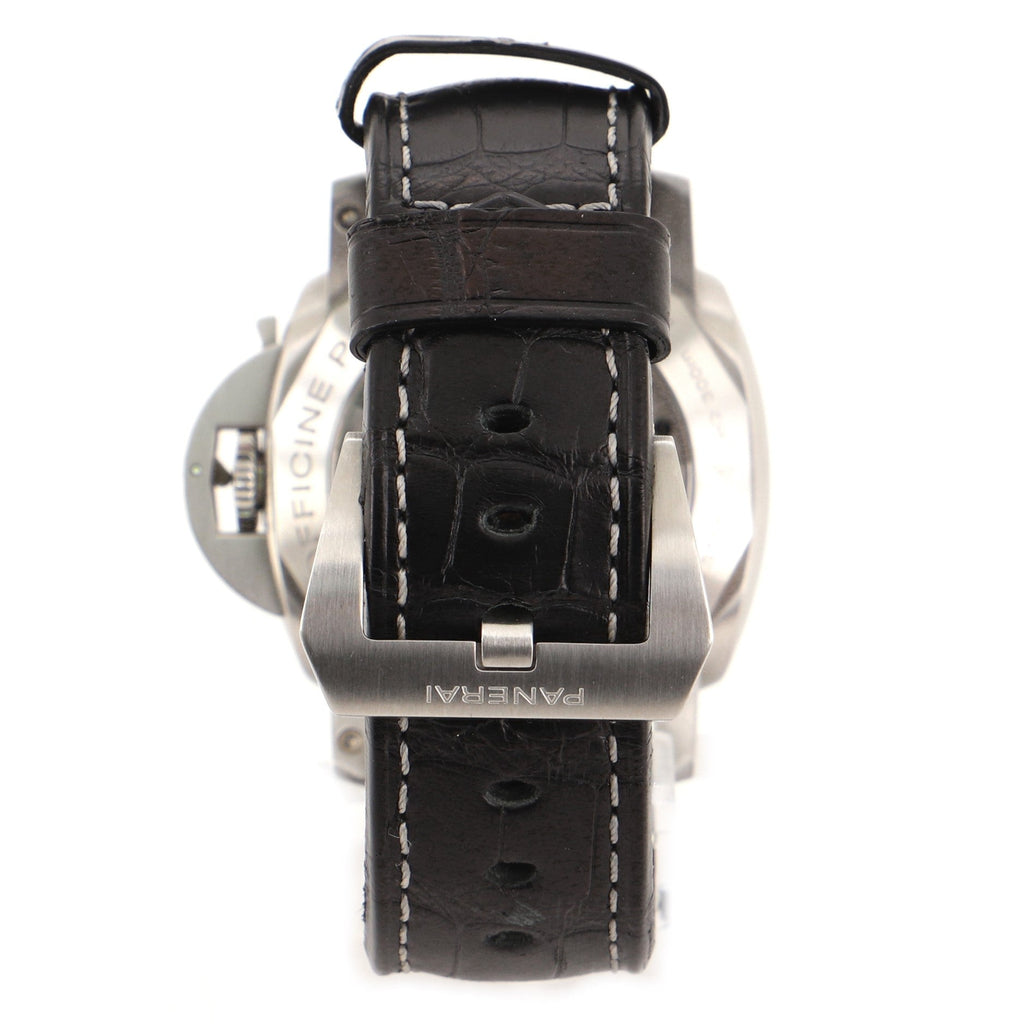 Luminor 1950 3 Days GMT Power Reserve Automatic Watch Stainless Steel and Rubber 44